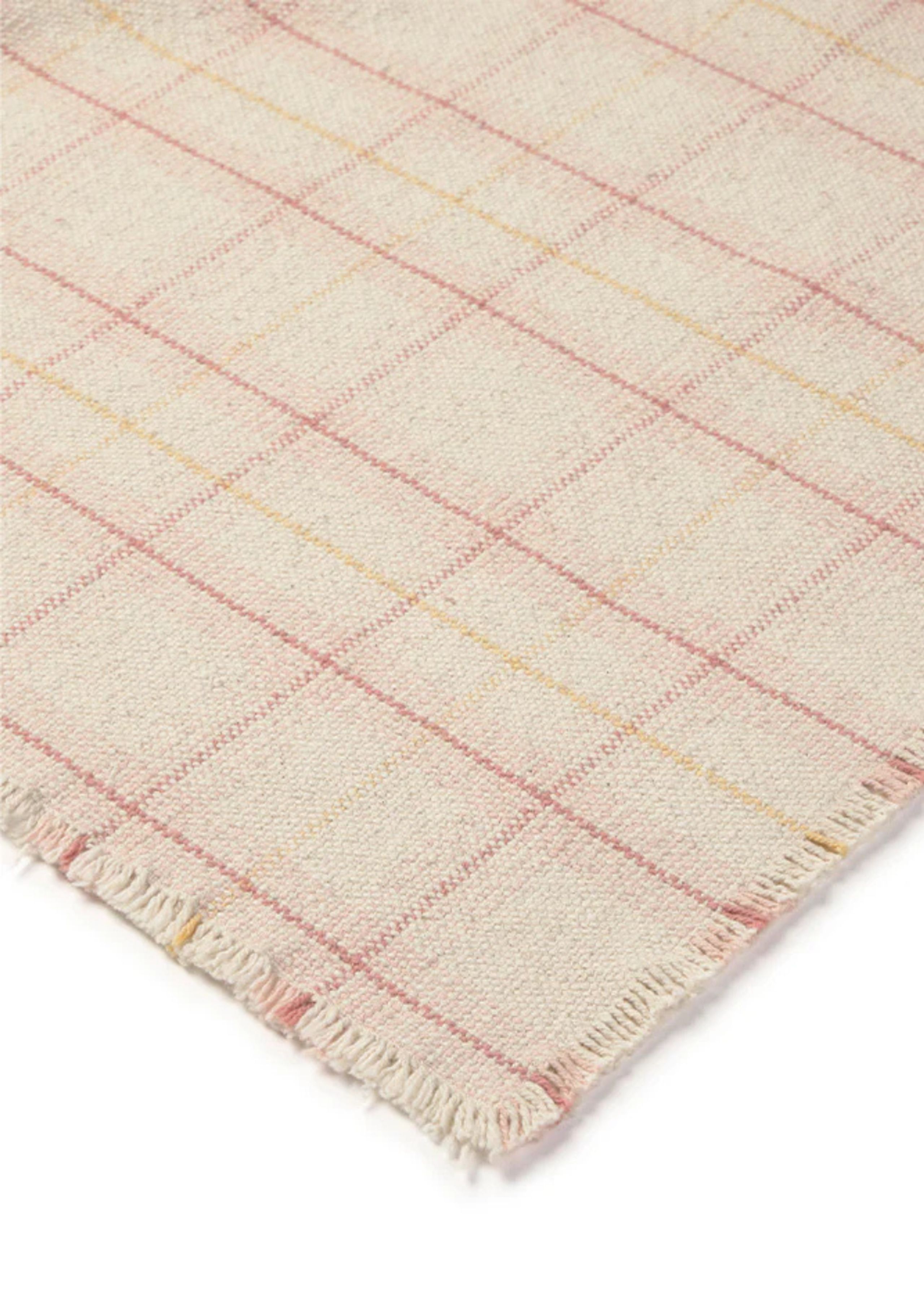 Lorena Canals - Couverture pour enfants - Handloom Kid Bed Throw Tartan - Rose