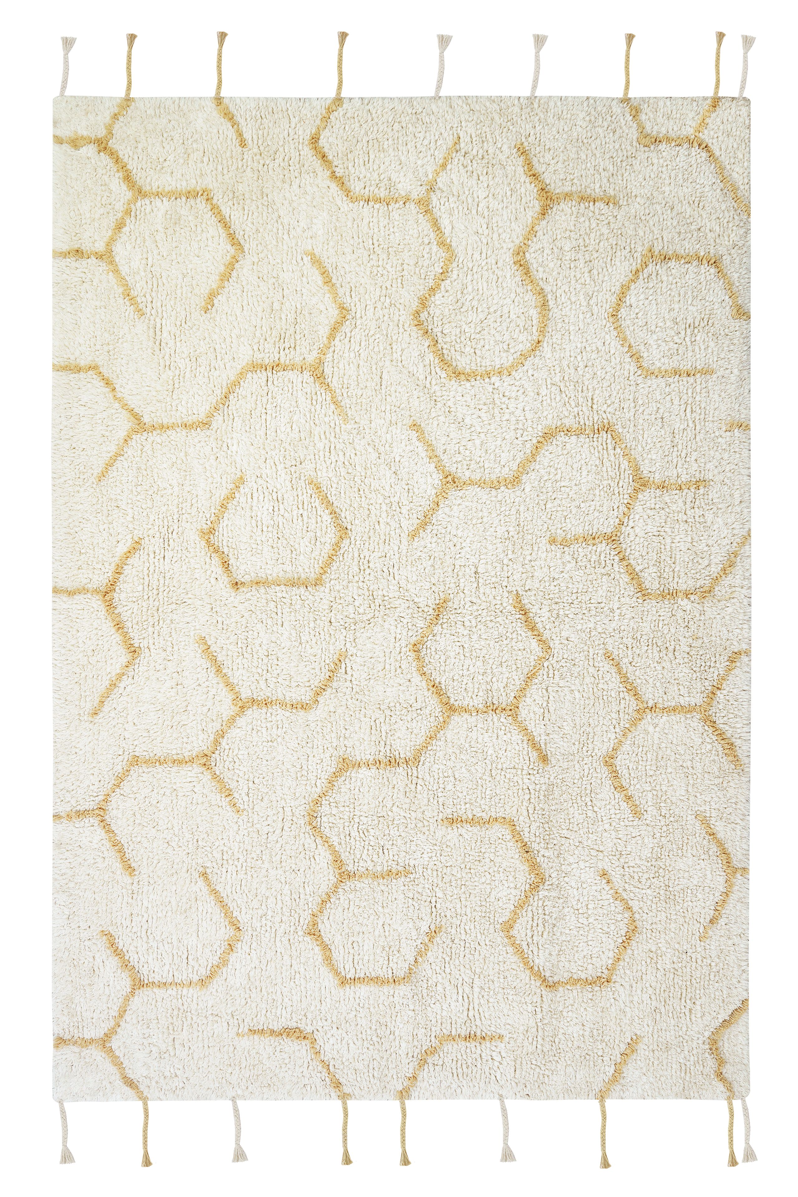 Lorena Canals - Kinder-Decke - Play rug Pollination - Ivory / light honey / blue sage / black