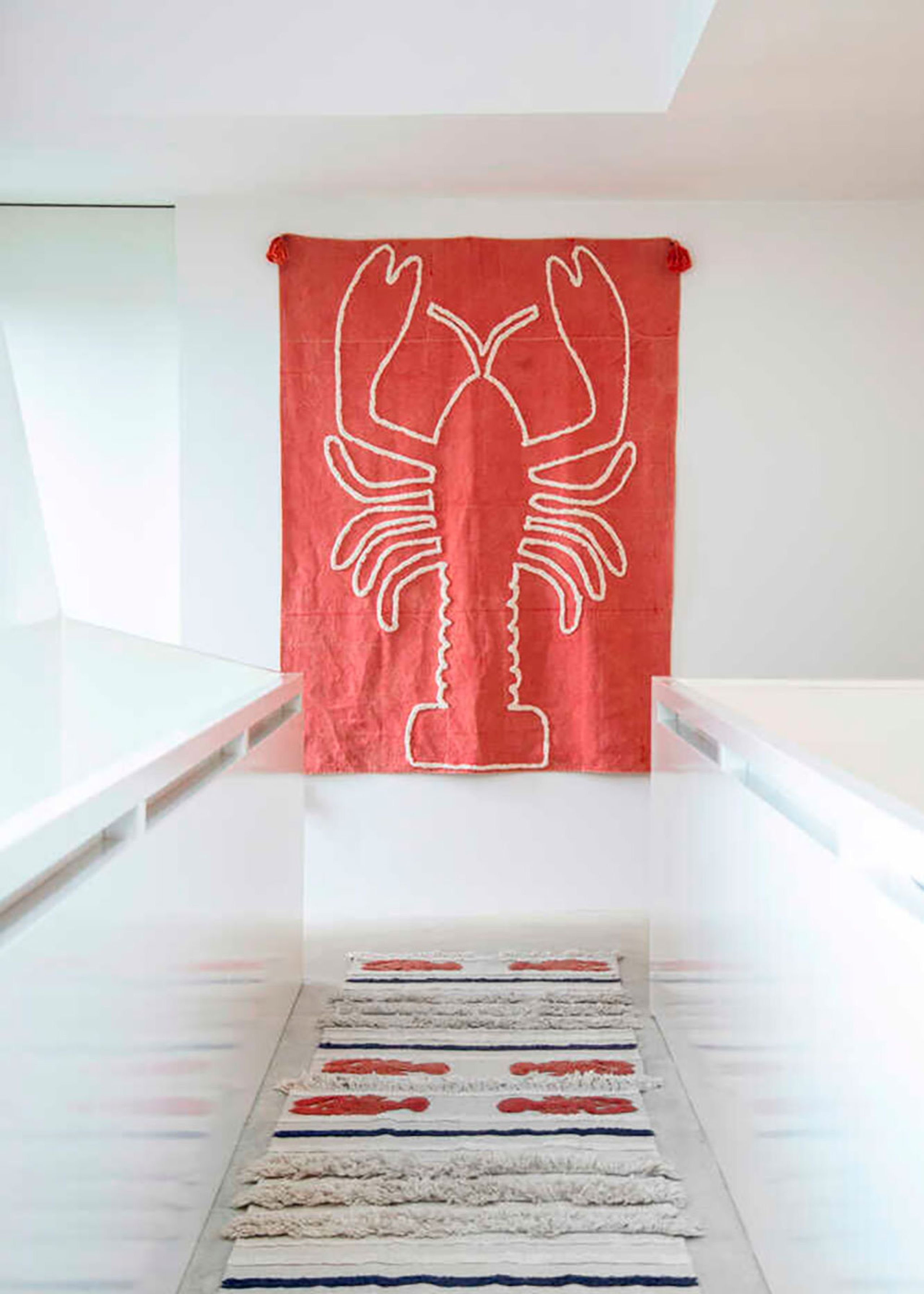 Lorena Canals - Decorazione - Wall Hanging Giant Lobster - Brick Red