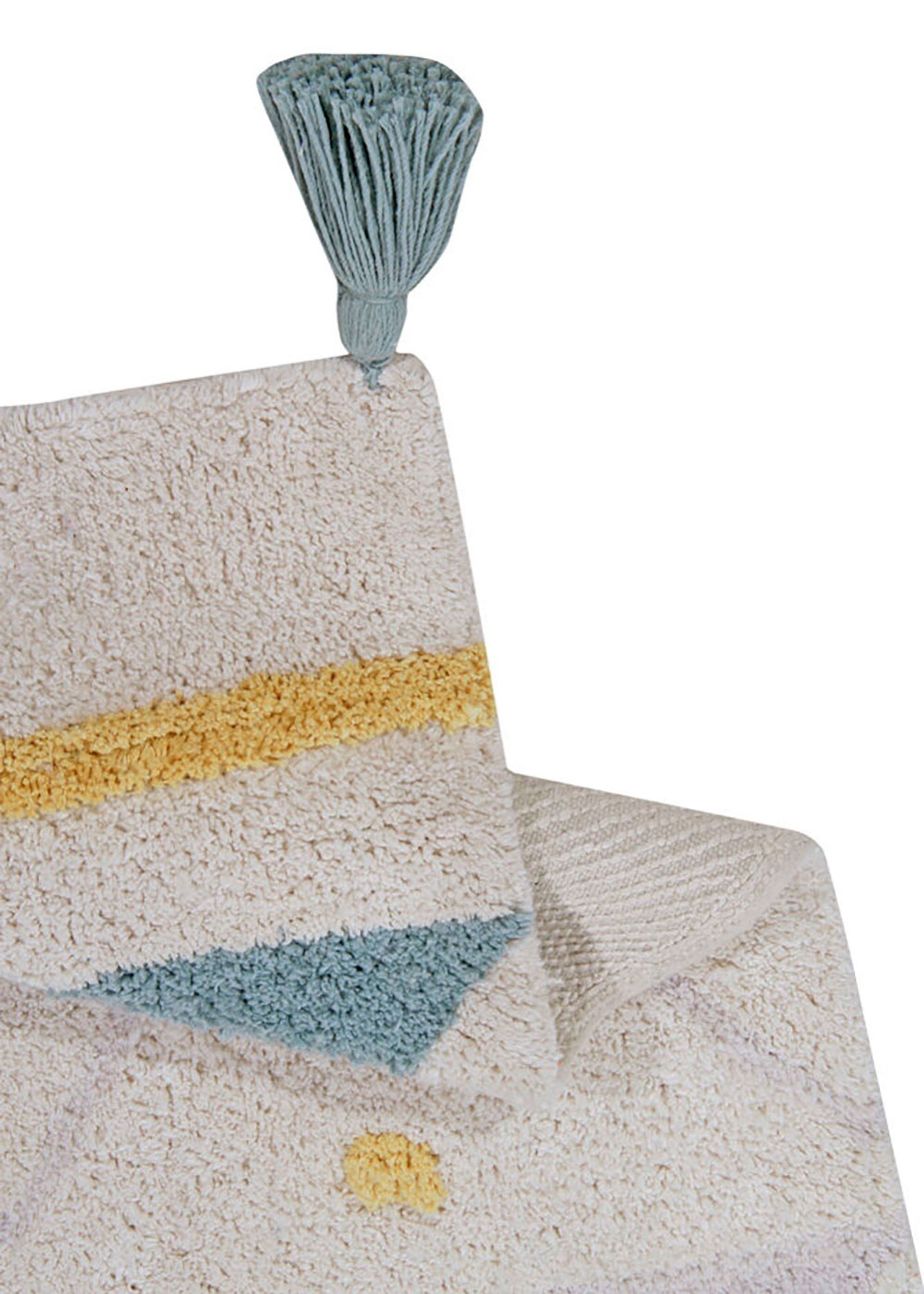 Lorena Canals - Tappeto - Azteca Natural - Blue