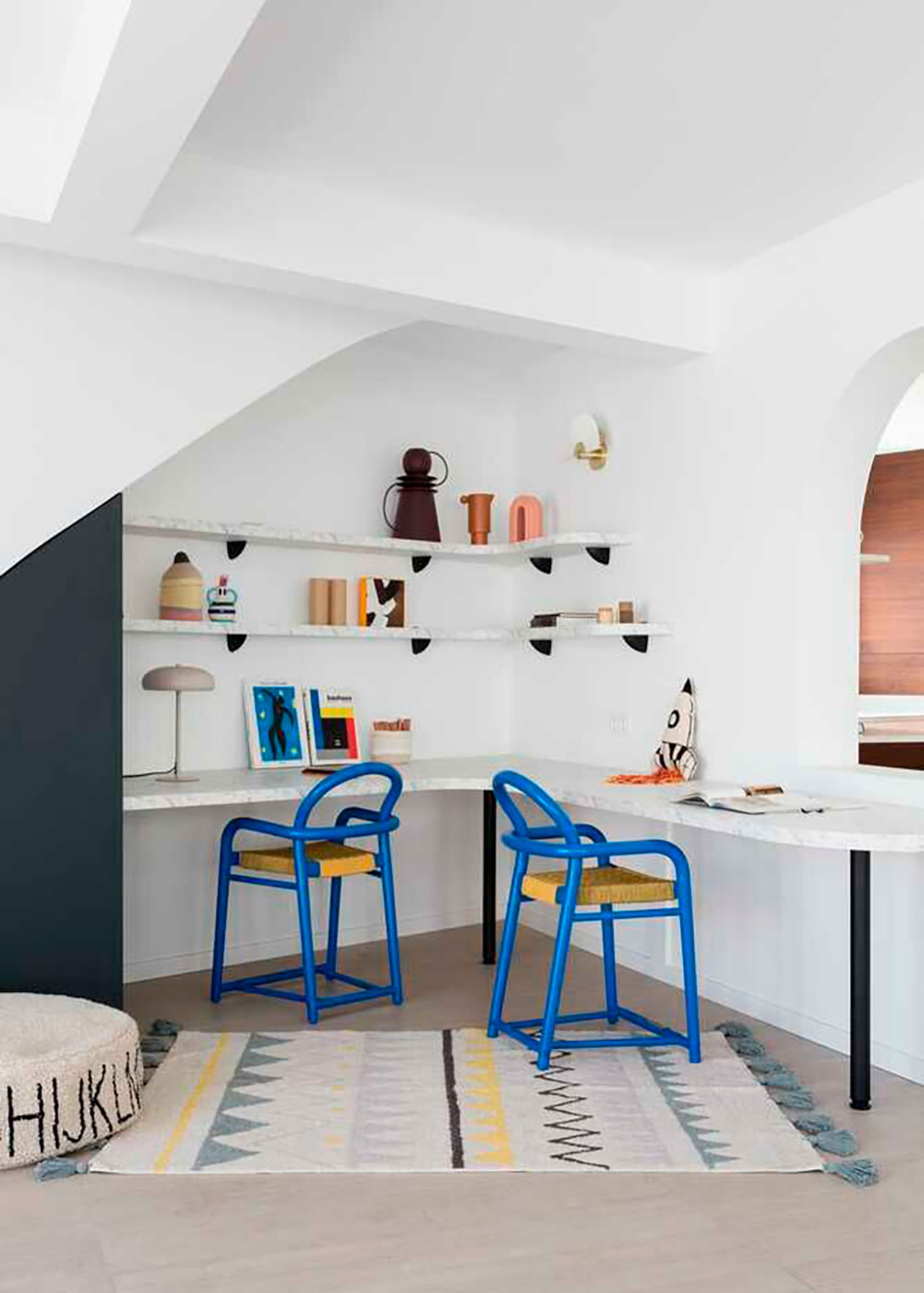 Lorena Canals - Tappeto - Azteca Natural - Blue