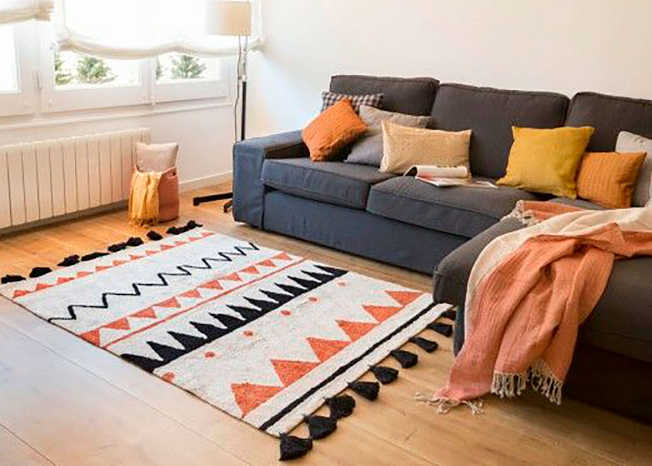 Lorena Canals - Rug - Azteca Natural - Terracota