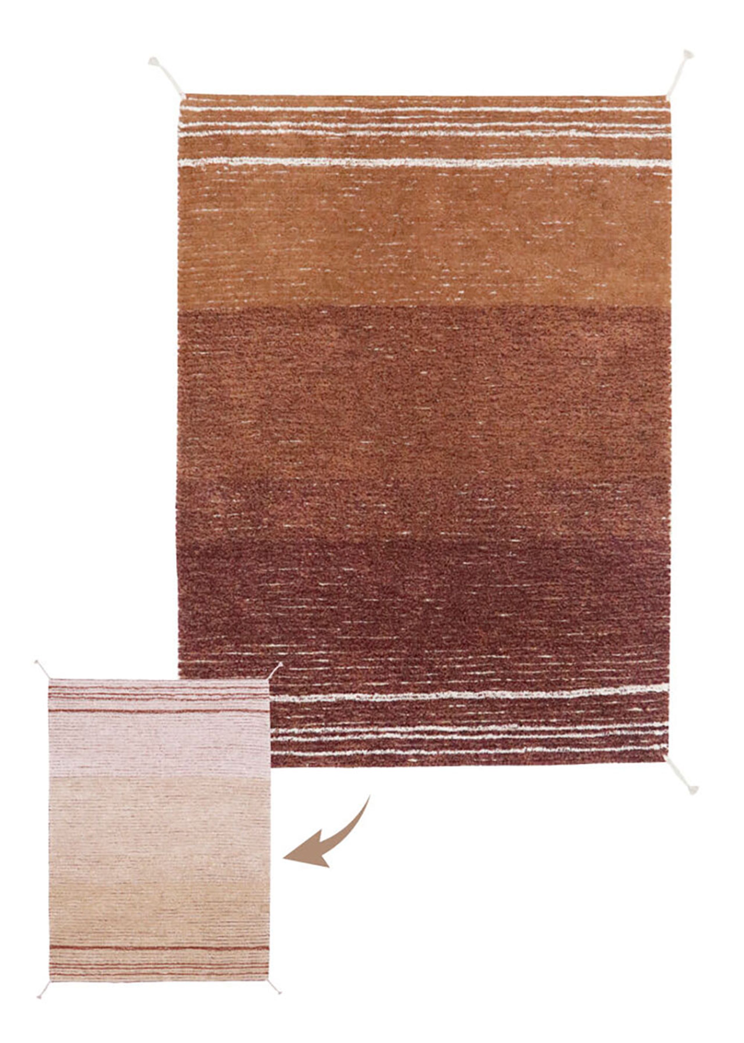 Lorena Canals - Rug - Reversible Rug Twin Toffee - Toffee