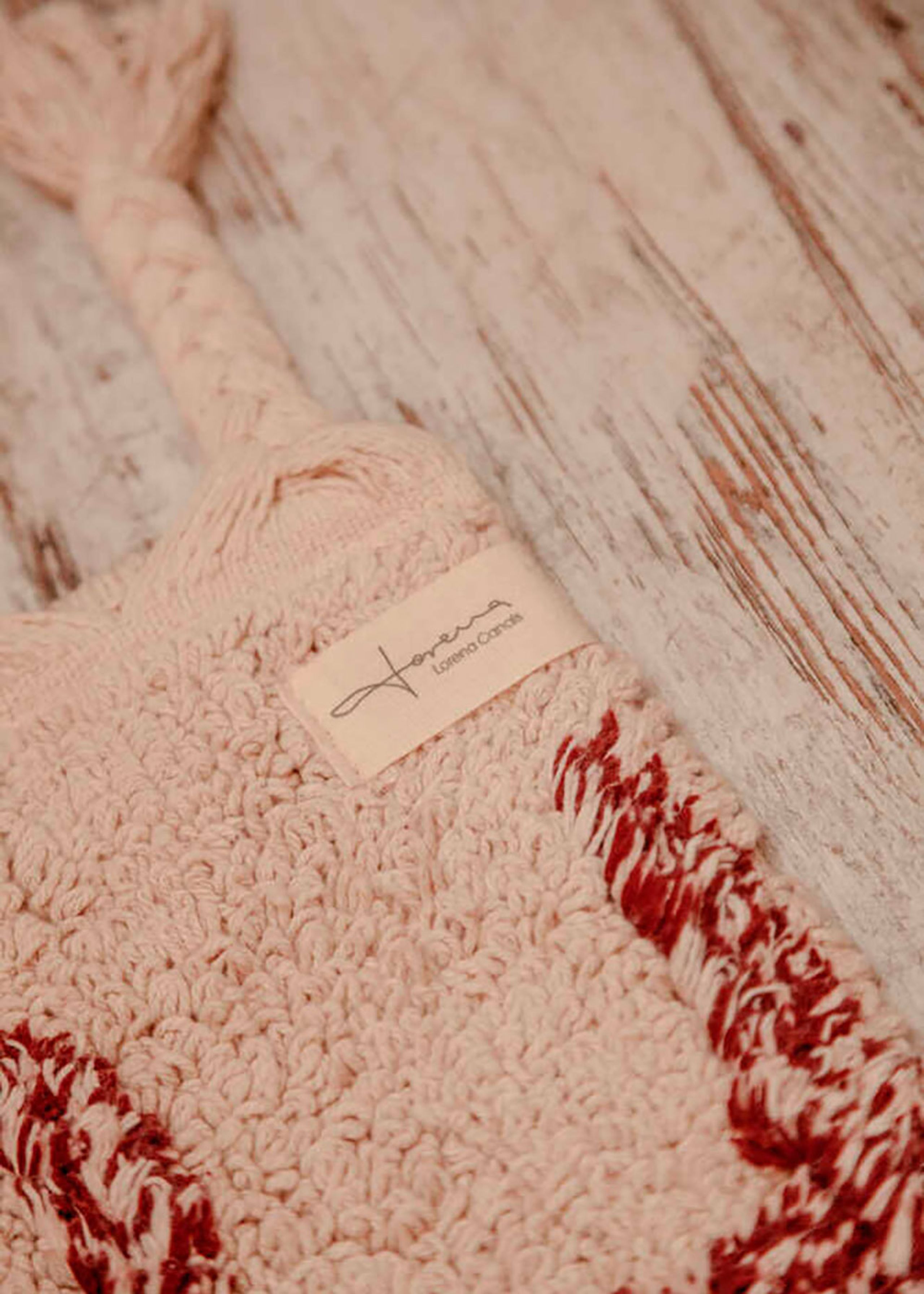 Lorena Canals - Teppich - Washable Bereber Burgundy - Burgundy