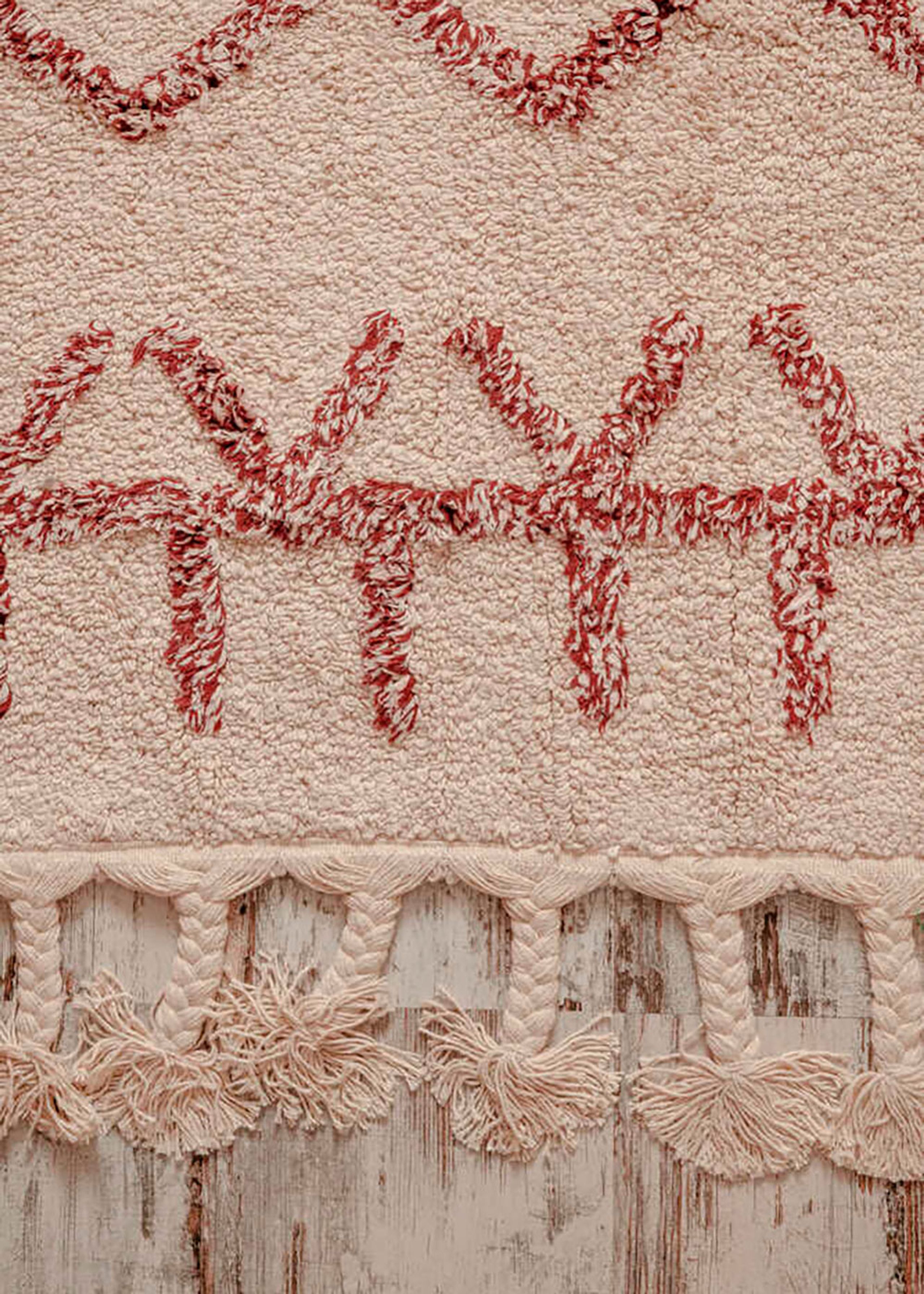 Lorena Canals - Teppich - Washable Bereber Burgundy - Burgundy