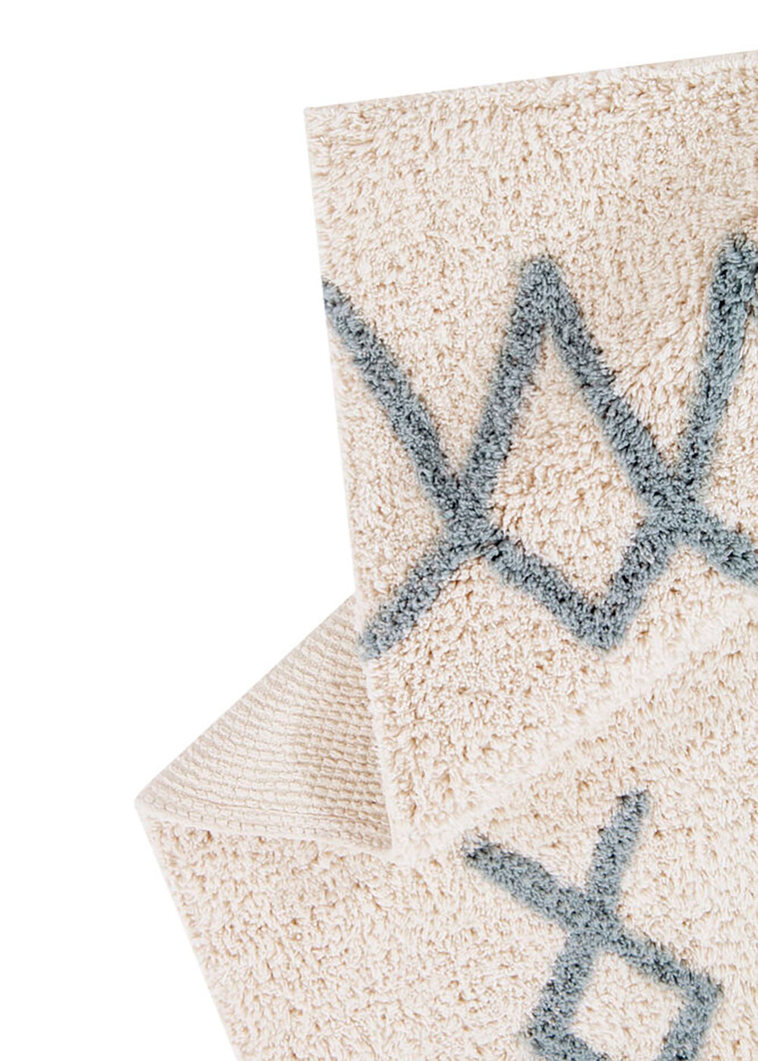 Lorena Canals - Tappeto - Washable Rug Atlas Natural - Vintage Blue