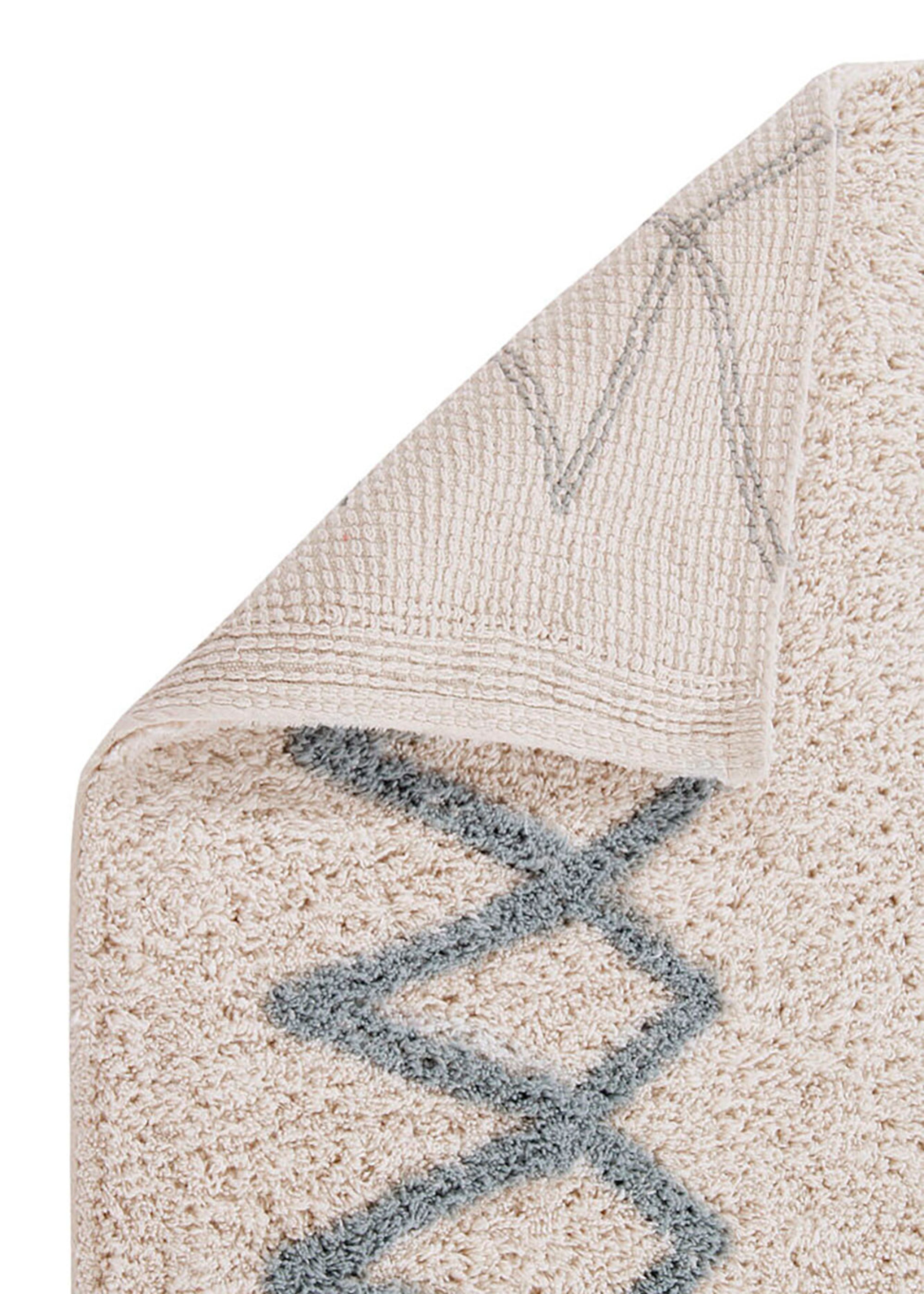 Lorena Canals - Tappeto - Washable Rug Atlas Natural - Vintage Blue