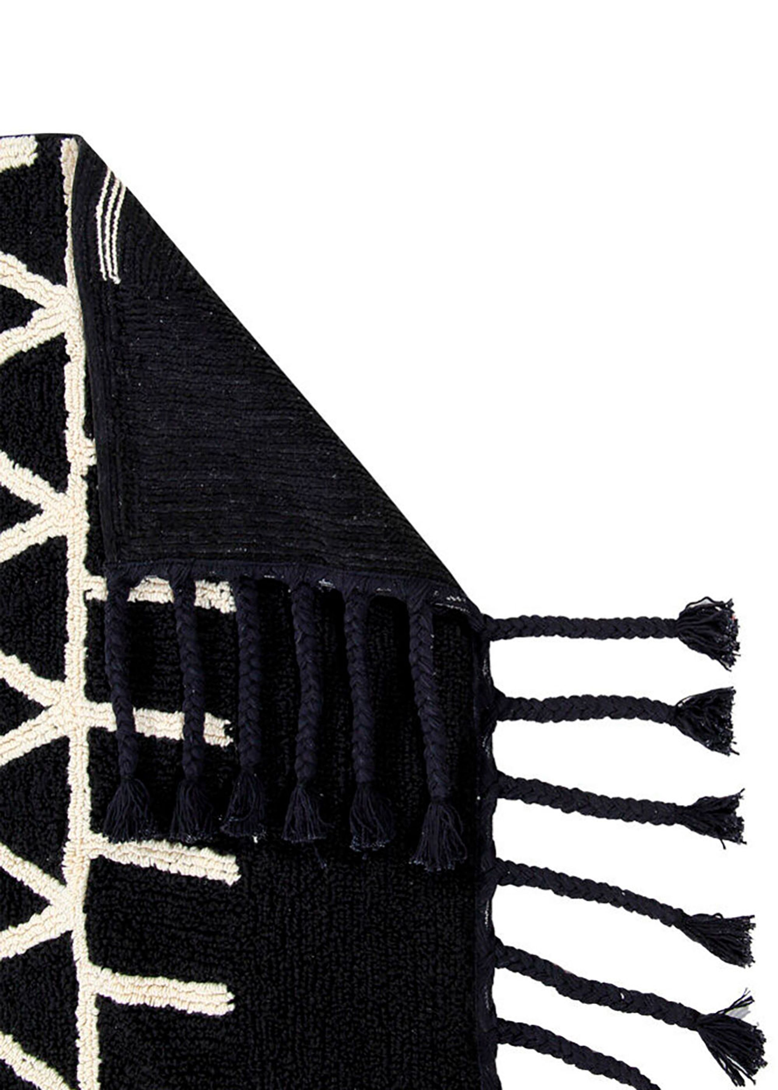 Lorena Canals - Tapijt - Washable Rug Bereber Black - Black