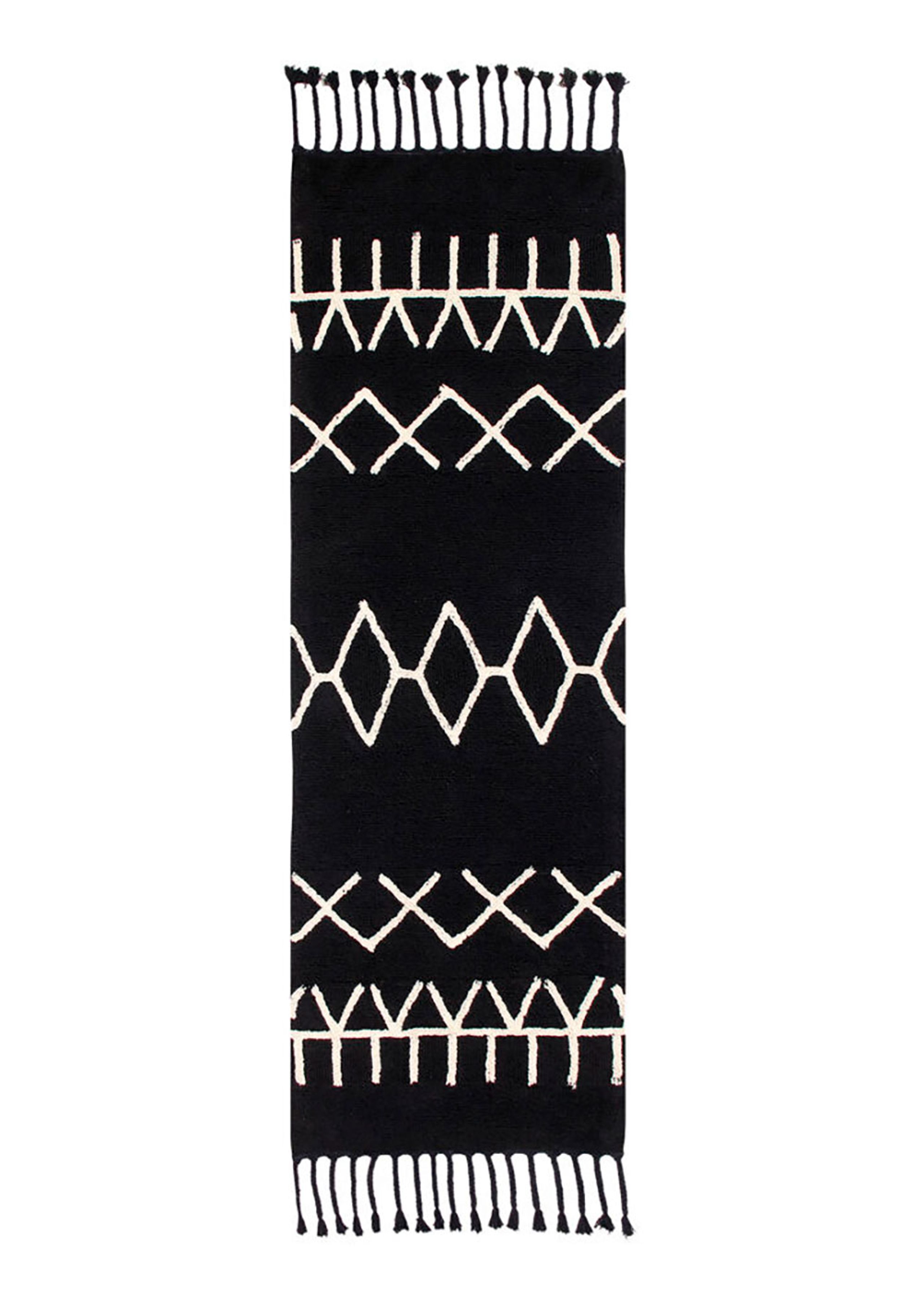 Lorena Canals - Tapijt - Washable Rug Bereber Black - Black