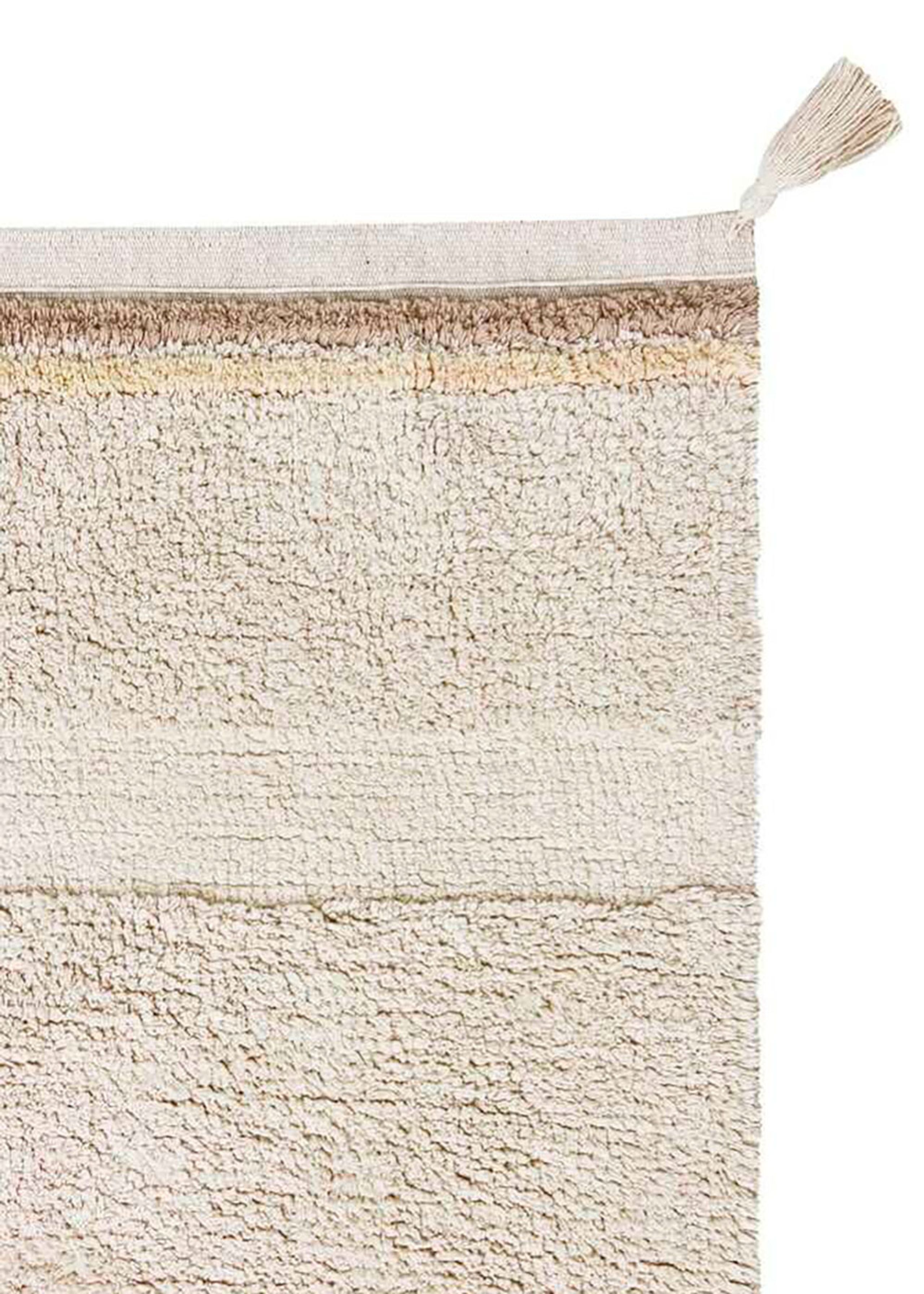 Lorena Canals - Teppich - Washable Rug Bloom - Natural - X-Small