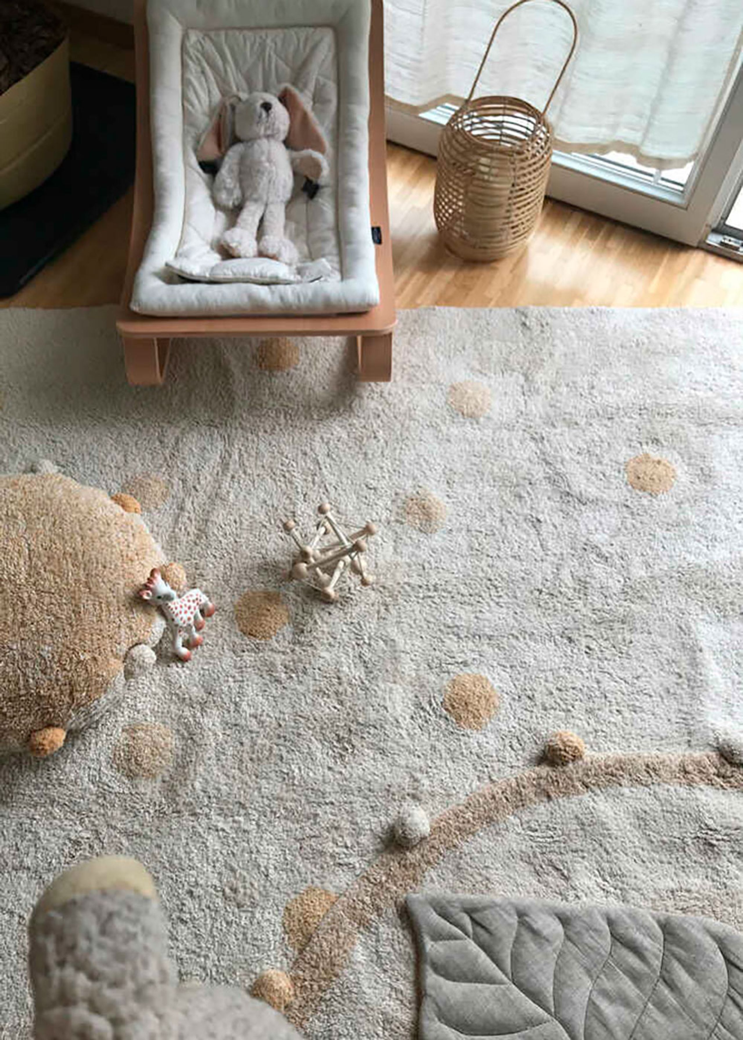 Lorena Canals - Rug - Washable Rug Hippy - Natural - Honey