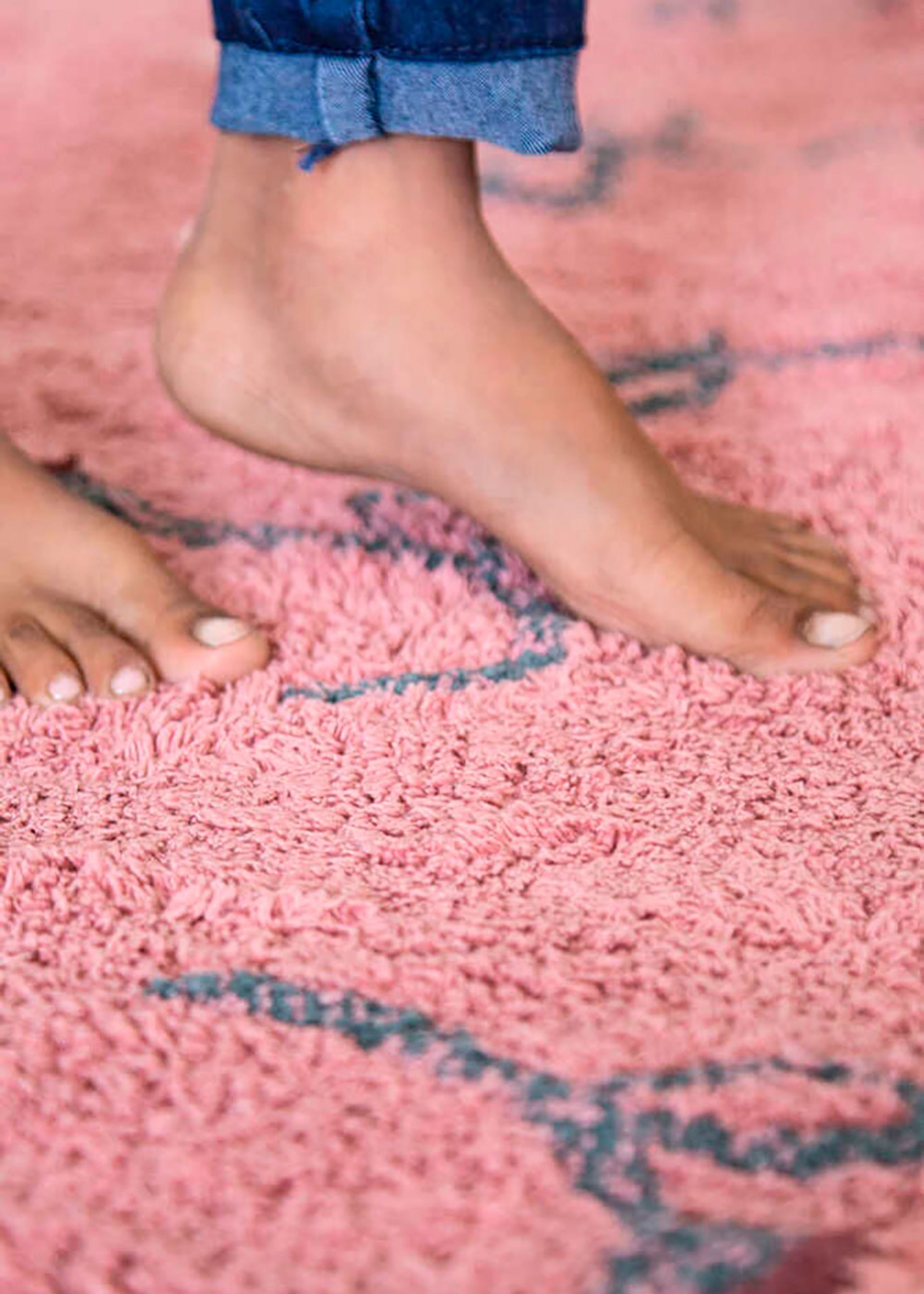 Lorena Canals - Teppich - Washable Rug English Garden - Ash Rose