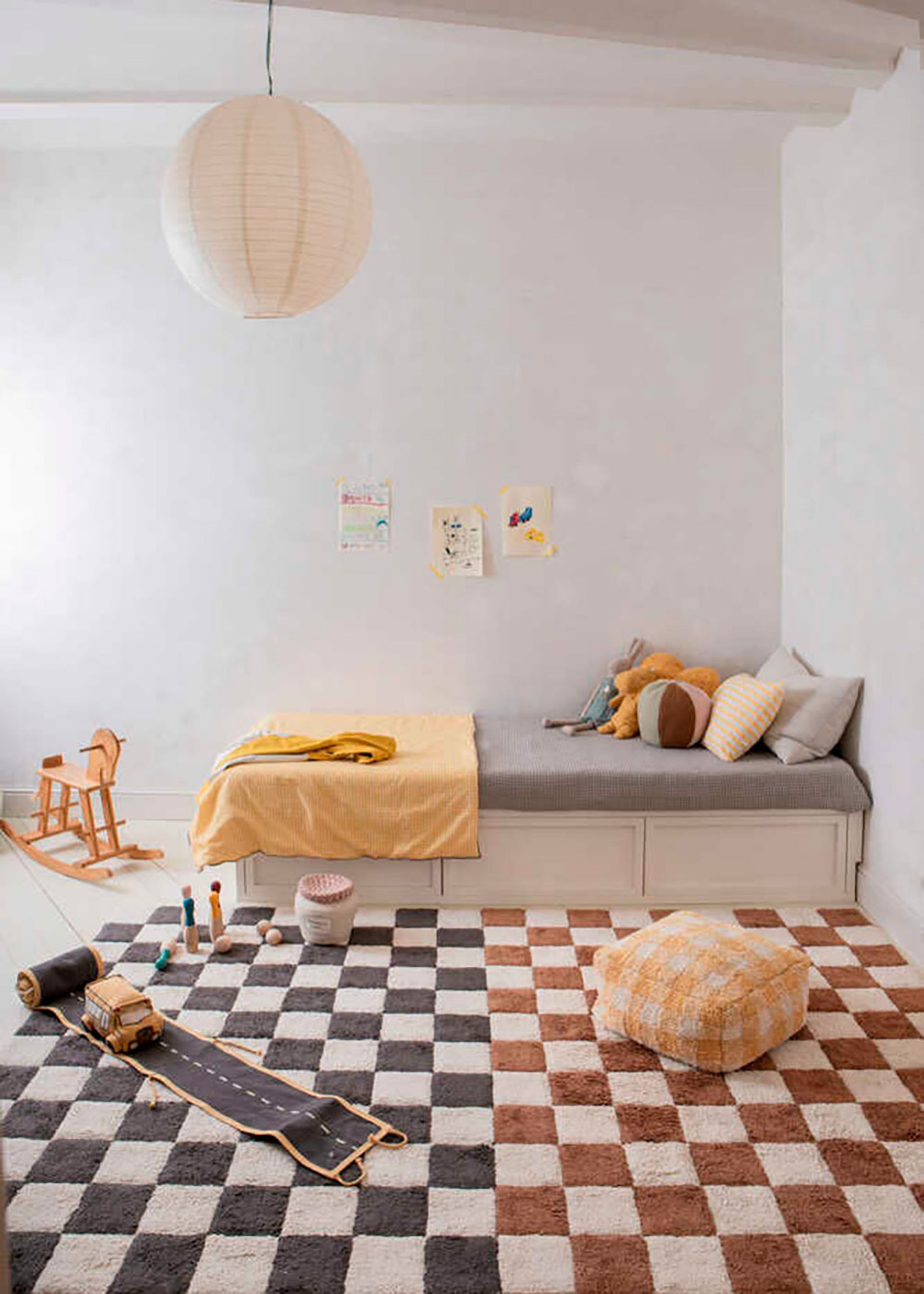 Lorena Canals - Tapis - Washable Rug Kitchen Tiles - Dark Grey