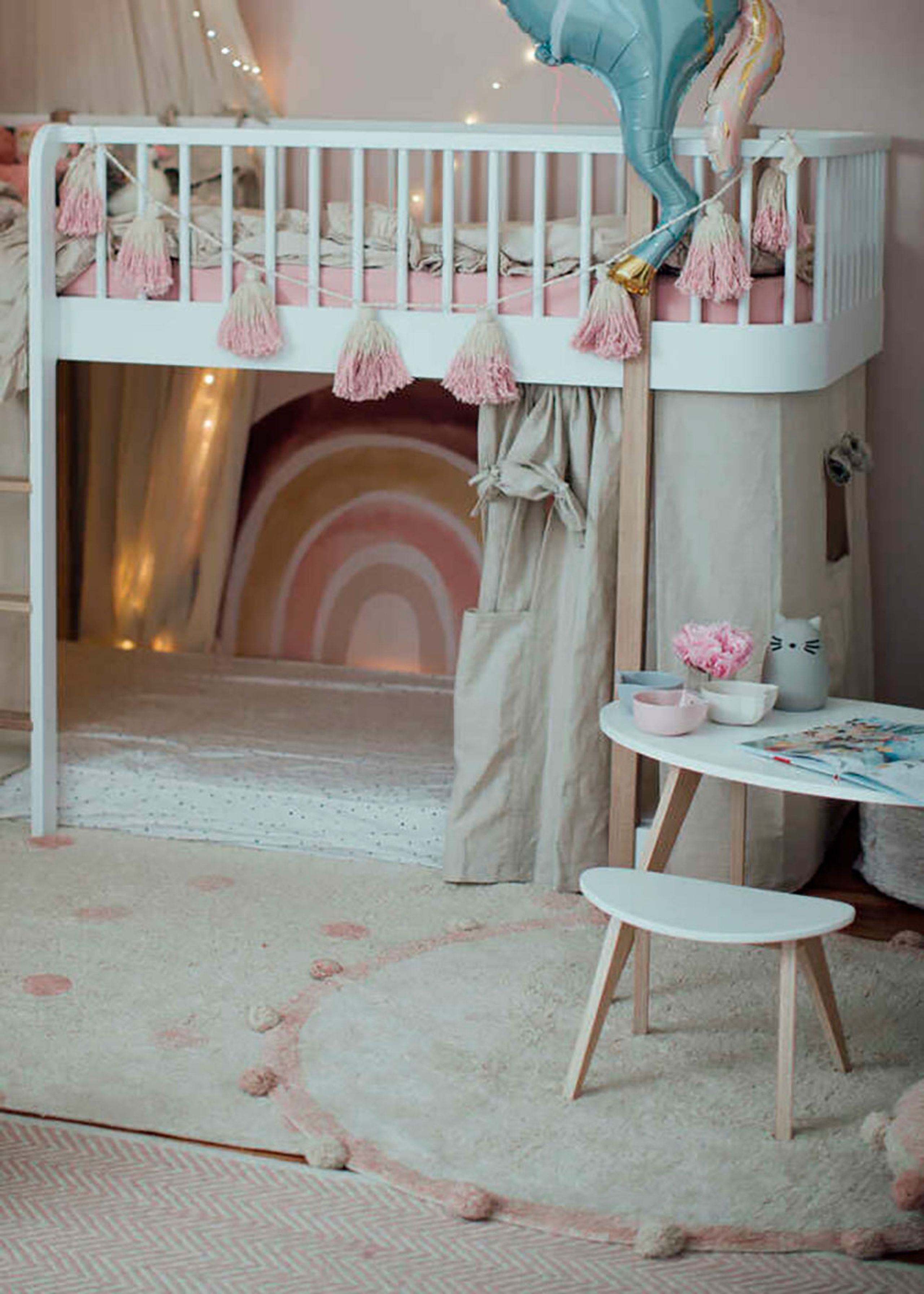 Lorena Canals - Teppich - Washable Rug Bubbly - Natural - Vintage Nude