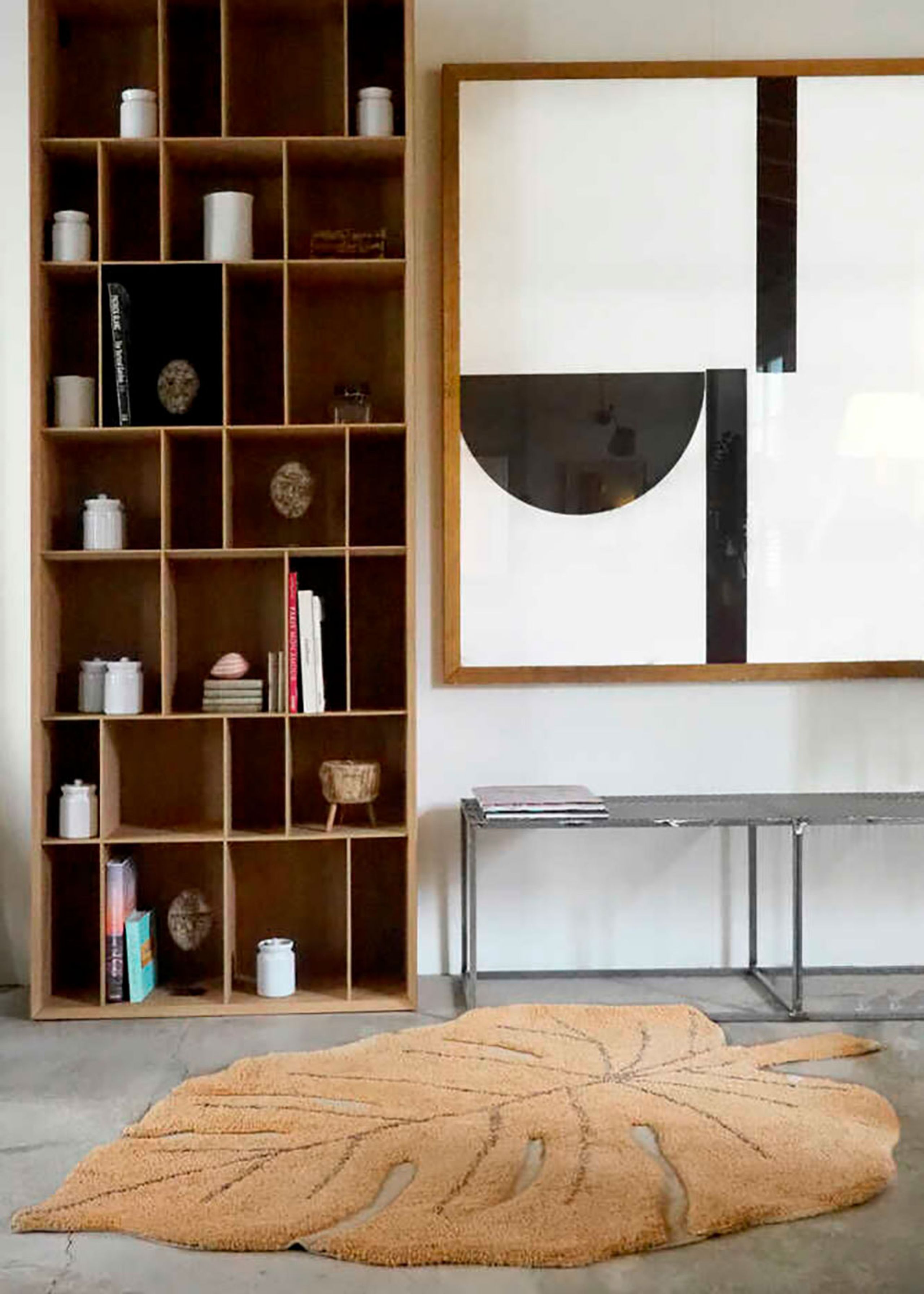 Lorena Canals - Tapete - Washable Rug Monstera - Honey