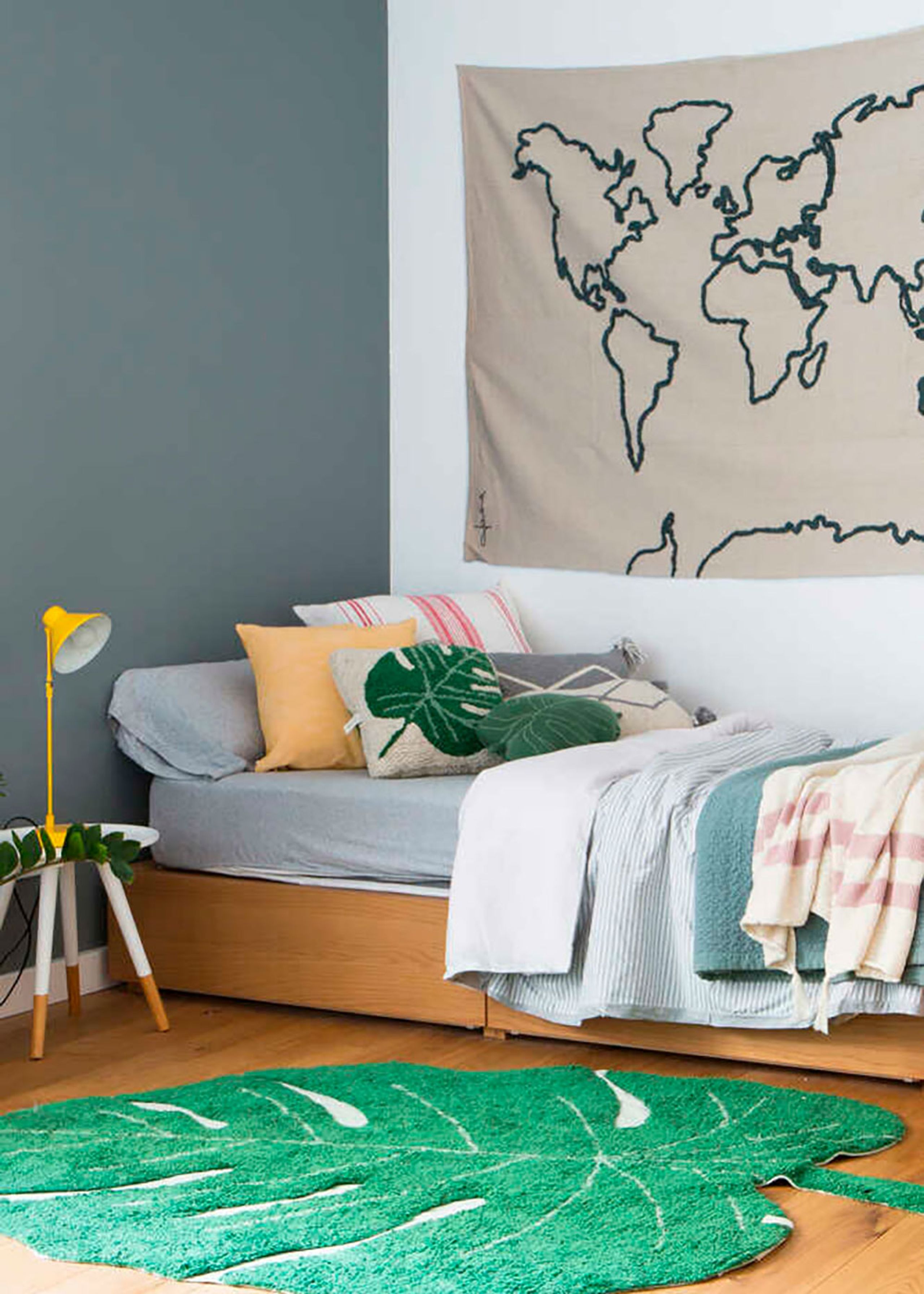 Lorena Canals - Rug - Washable Rug Monstera Leaf - Monstera Leaf