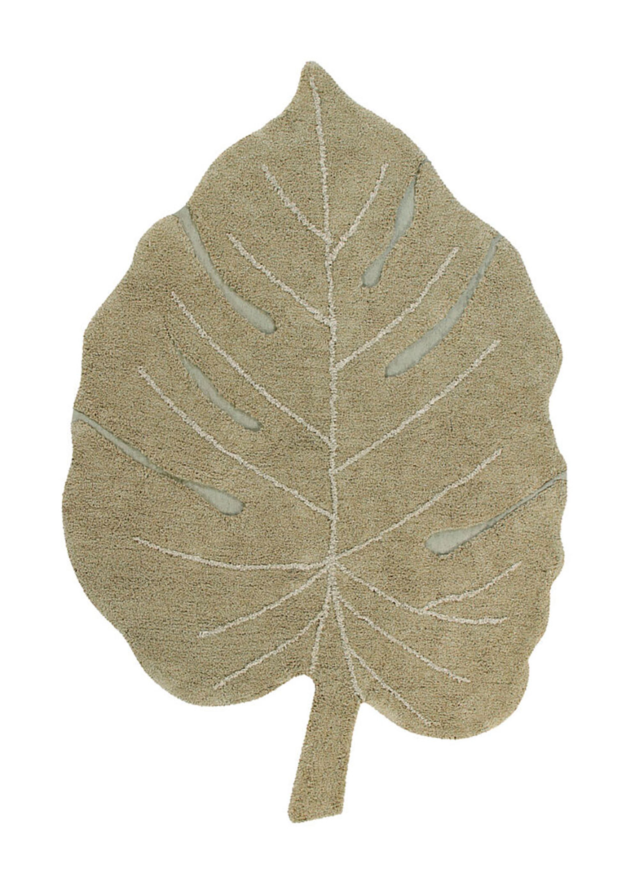 Lorena Canals - Koberec - Washable Rug Monstera - Olive