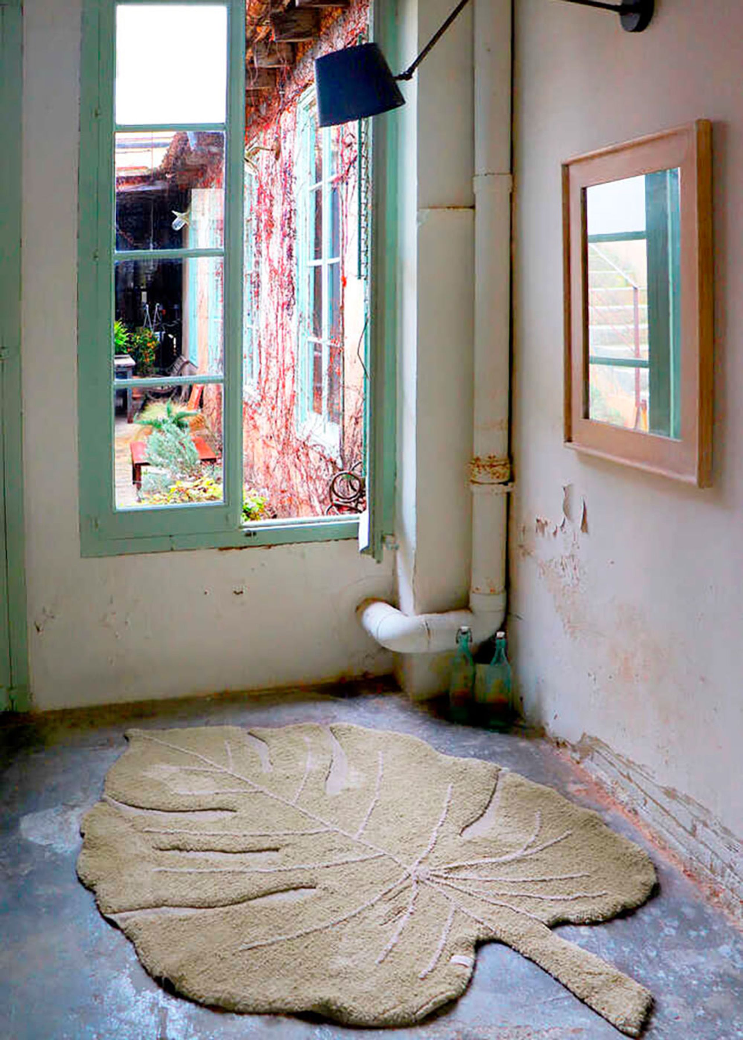 Lorena Canals - Koberec - Washable Rug Monstera - Olive