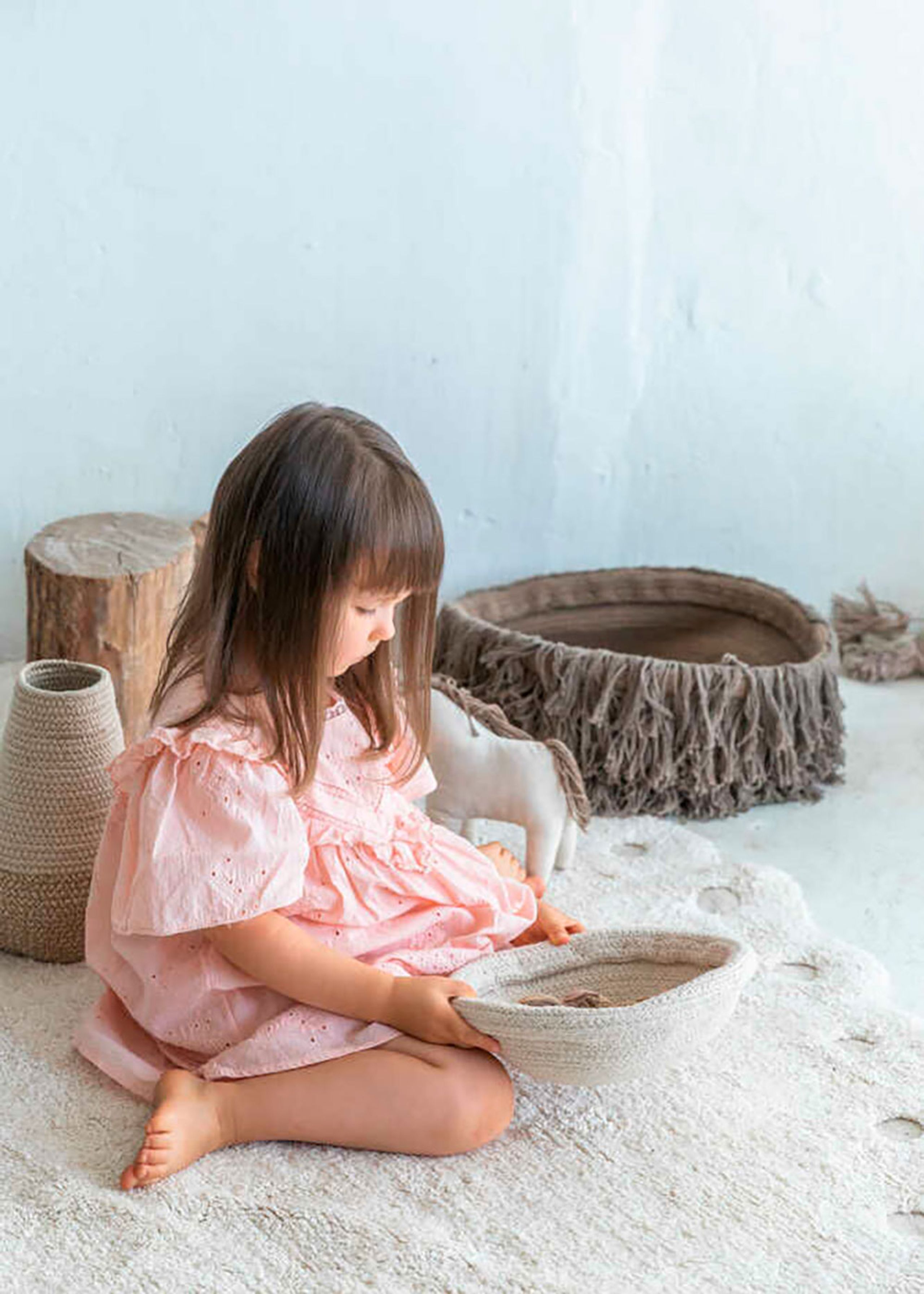 Lorena Canals - Rug - Washable Rug Pinecone - Ivory