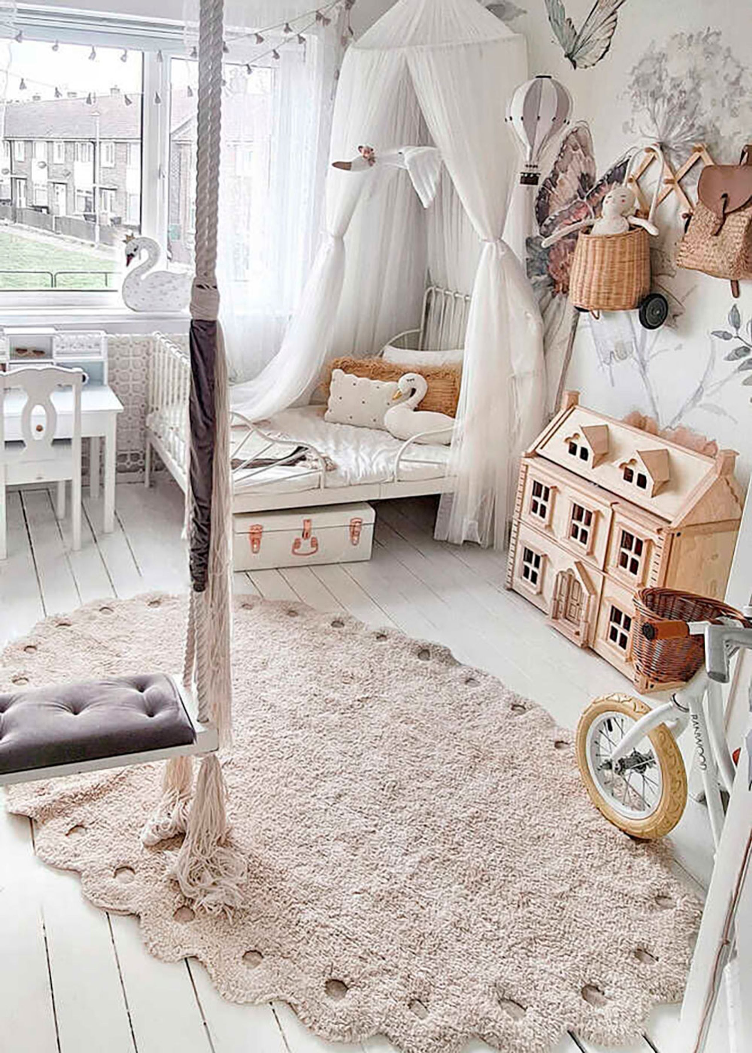 Lorena Canals - Rug - Washable Rug Pinecone - Ivory