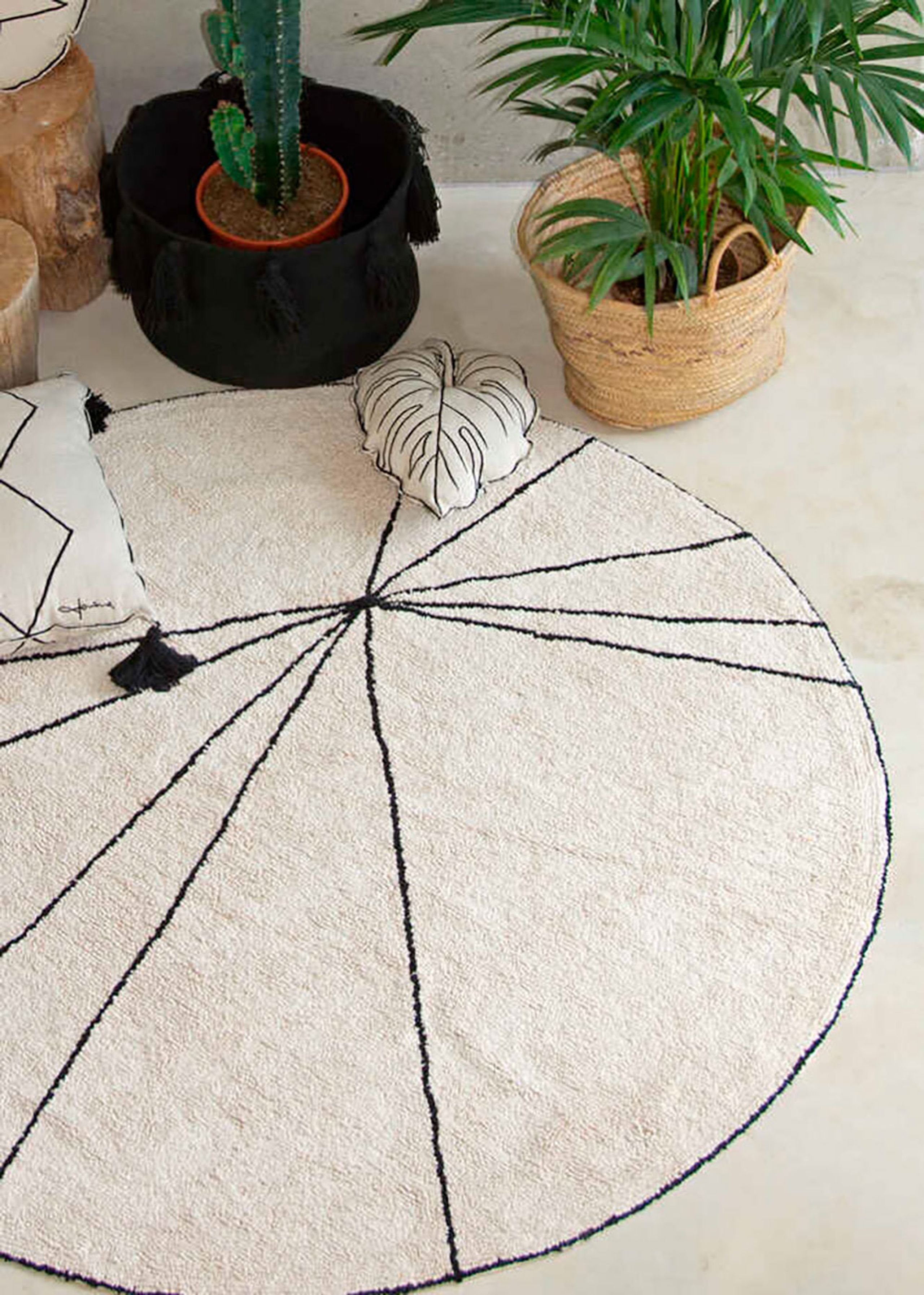 Lorena Canals - Dywanik - Washable Rug Trace - Beige