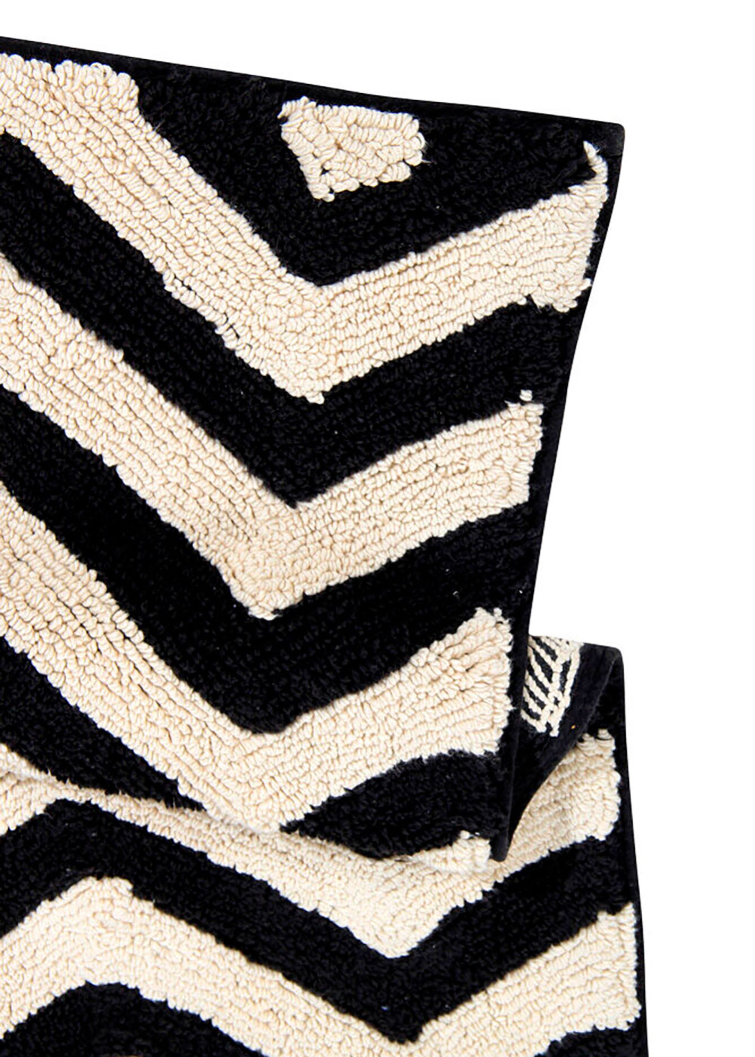 Lorena Canals - Teppich - Washable Rug Zig-Zag - Black & White
