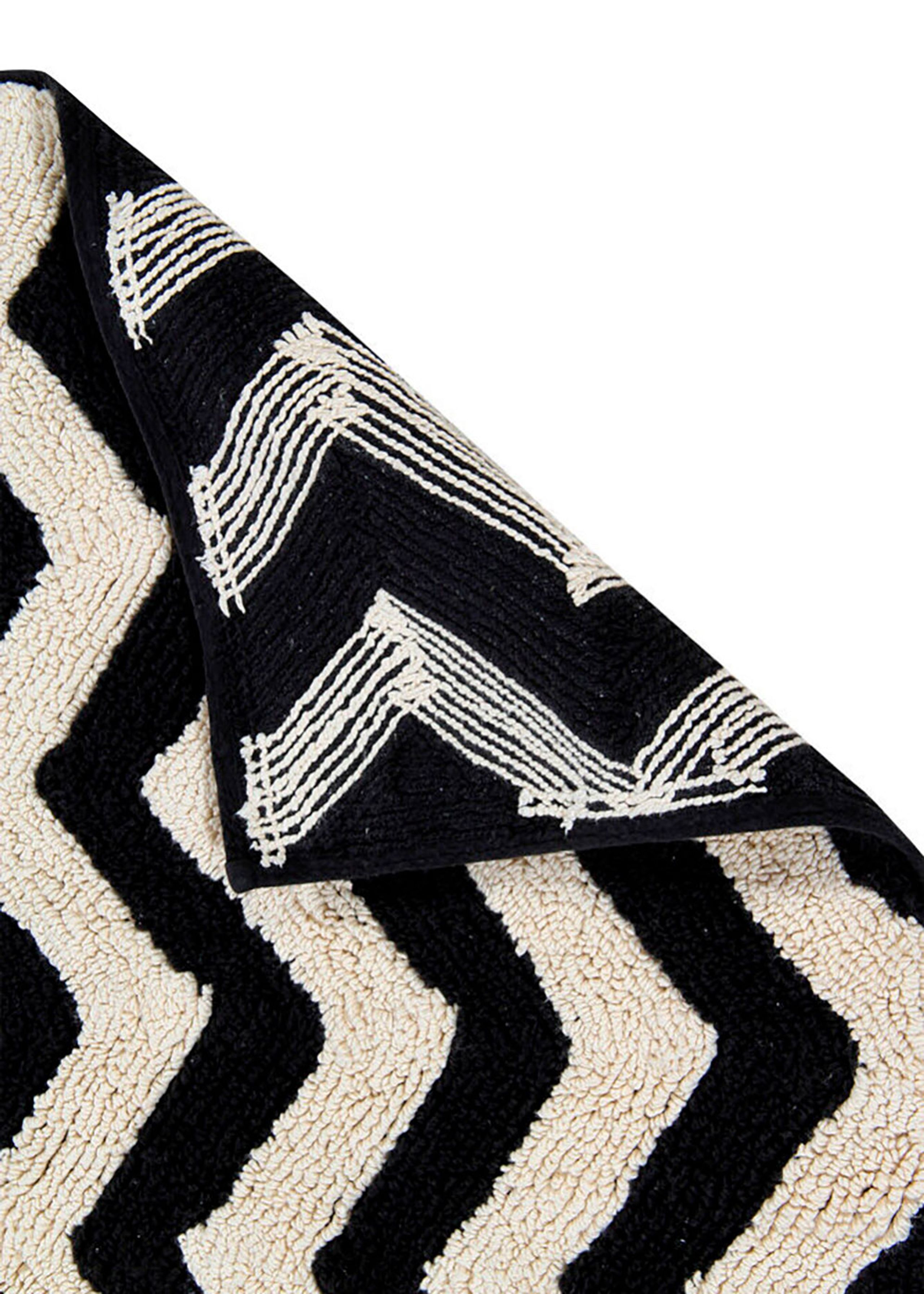 Lorena Canals - Teppich - Washable Rug Zig-Zag - Black & White