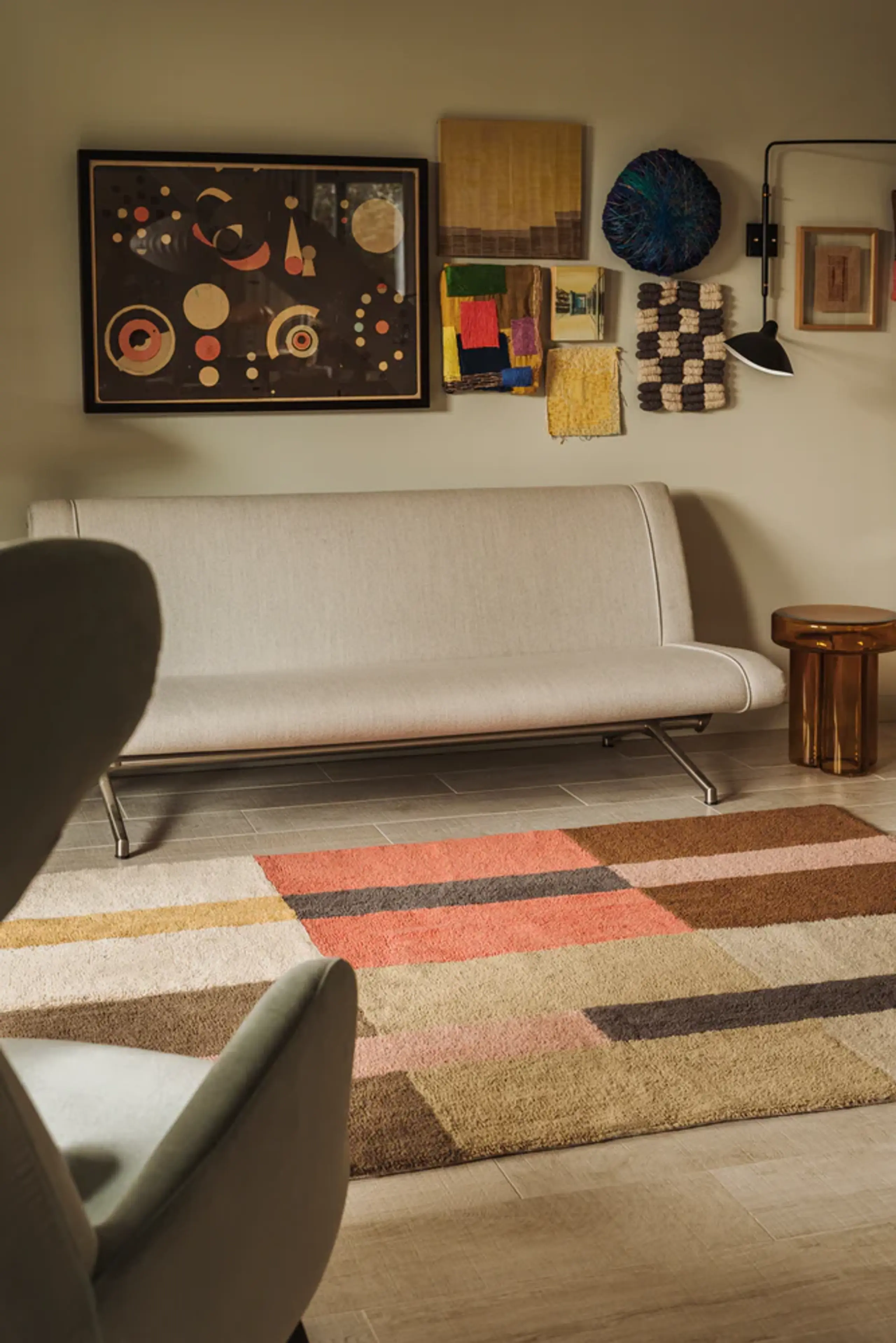 Lorena Canals - Rug - Wool Rug Chroma Stripes - Runner - Cinnamon