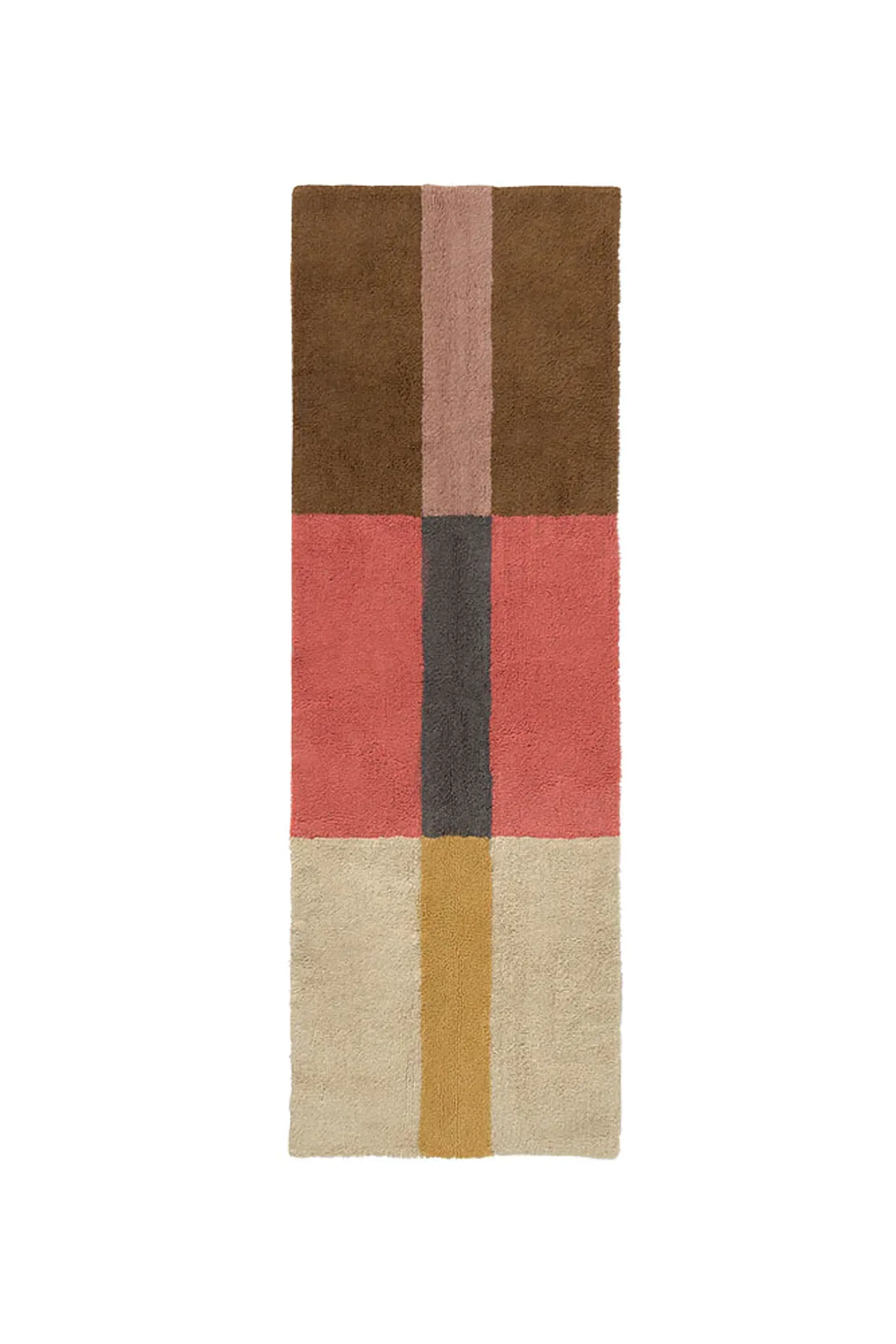 Lorena Canals - Rug - Wool Rug Chroma Stripes - Runner - Cinnamon