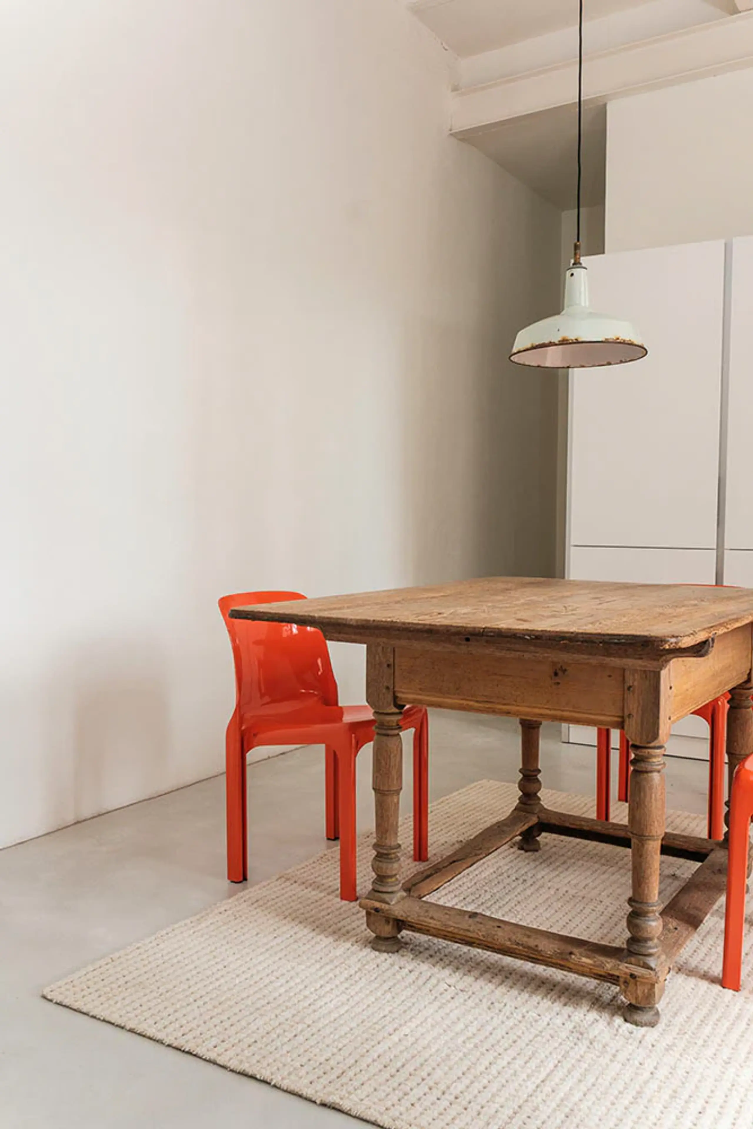 Lorena Canals - Rug - Wool Rug Eden - L -Natural Canvas, Sea Shell