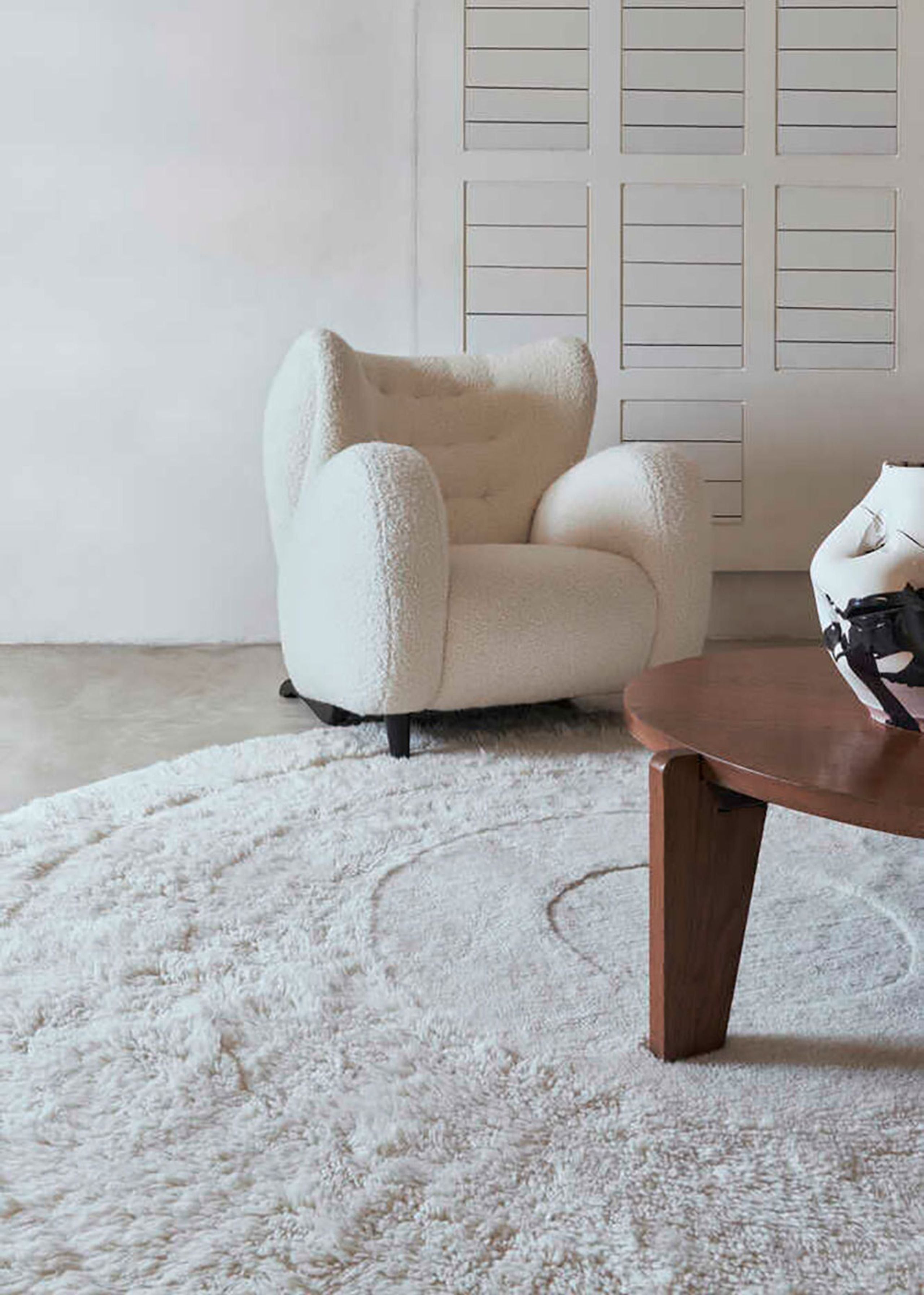 Lorena Canals - Gulvtæppe - Woolable Rug Arctic Circle - Sheep White