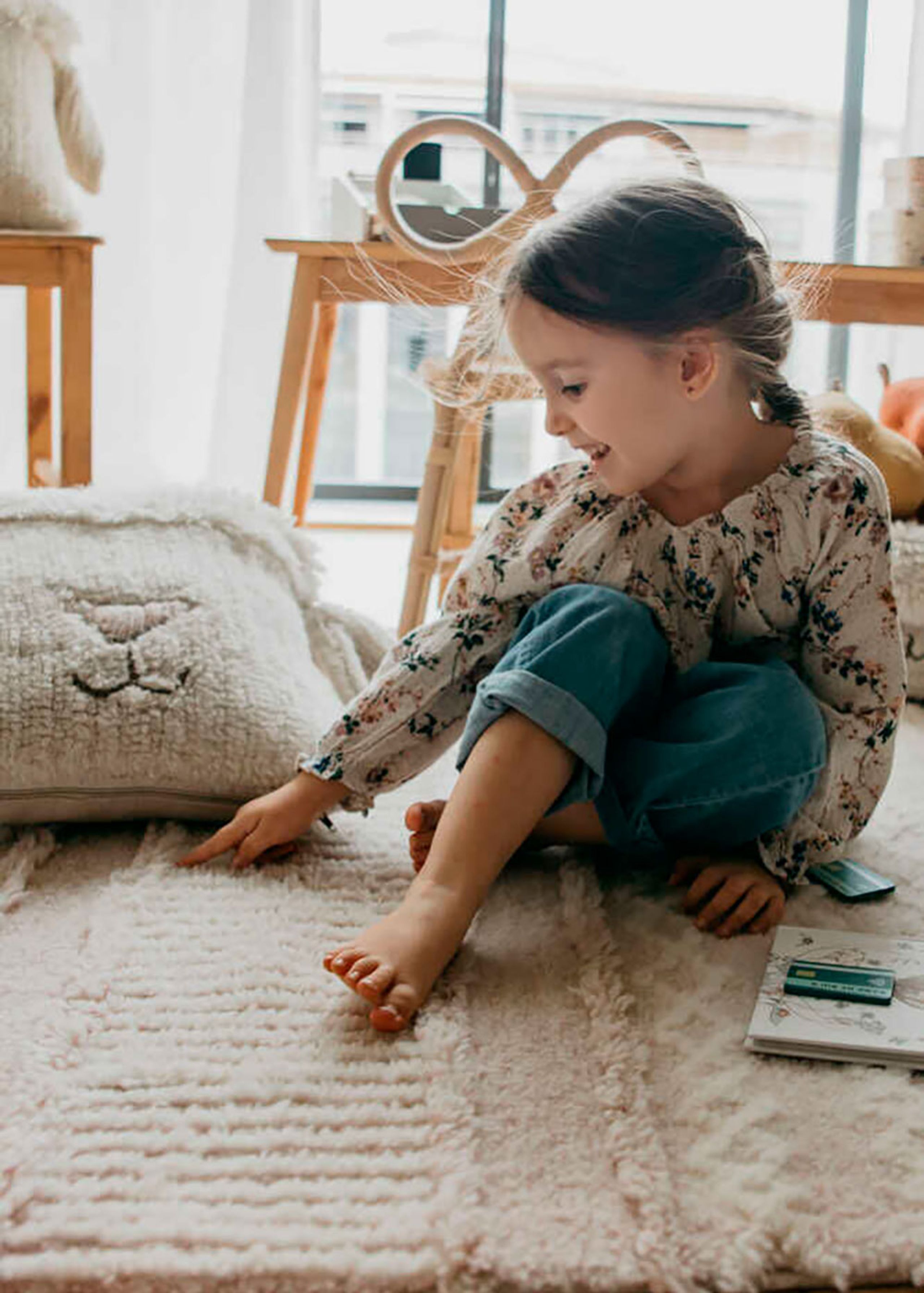 Lorena Canals - Matto - Woolable Rug Ari - Rose