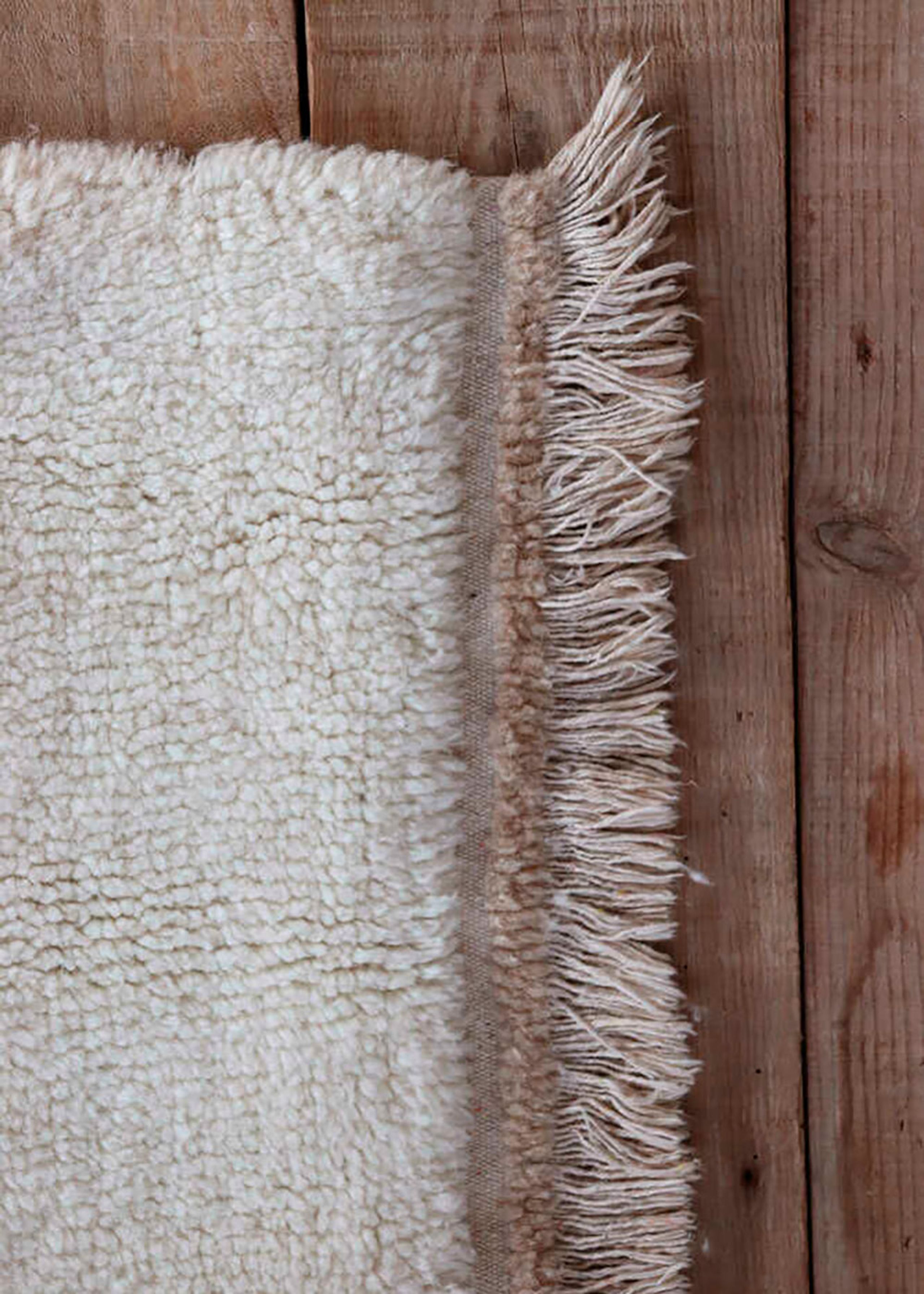 Lorena Canals - Gulvtæppe - Woolable Rug Steppe - Sheep White - Sheep White