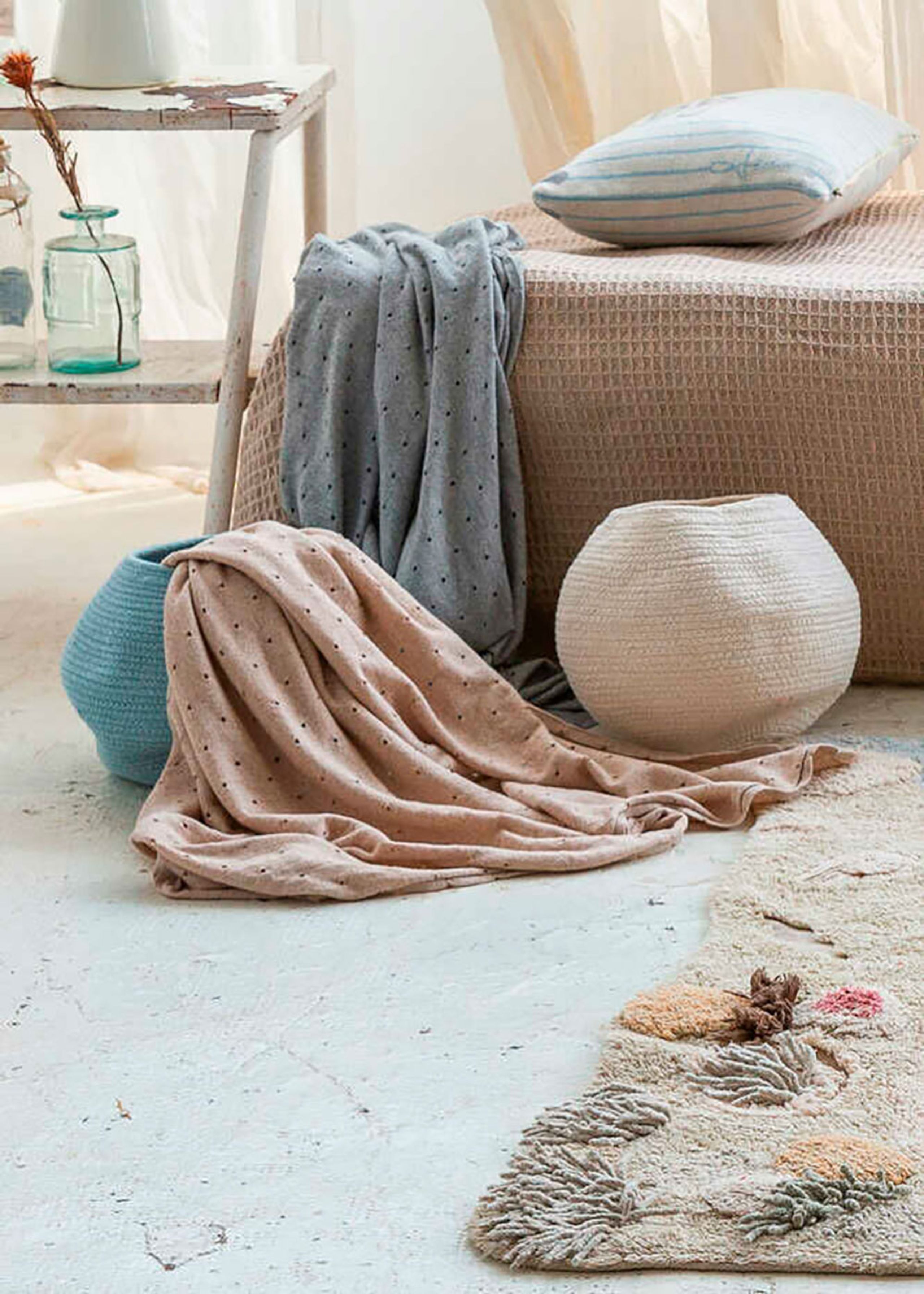 Lorena Canals - Basket - Basket Bola - Aqua Blue