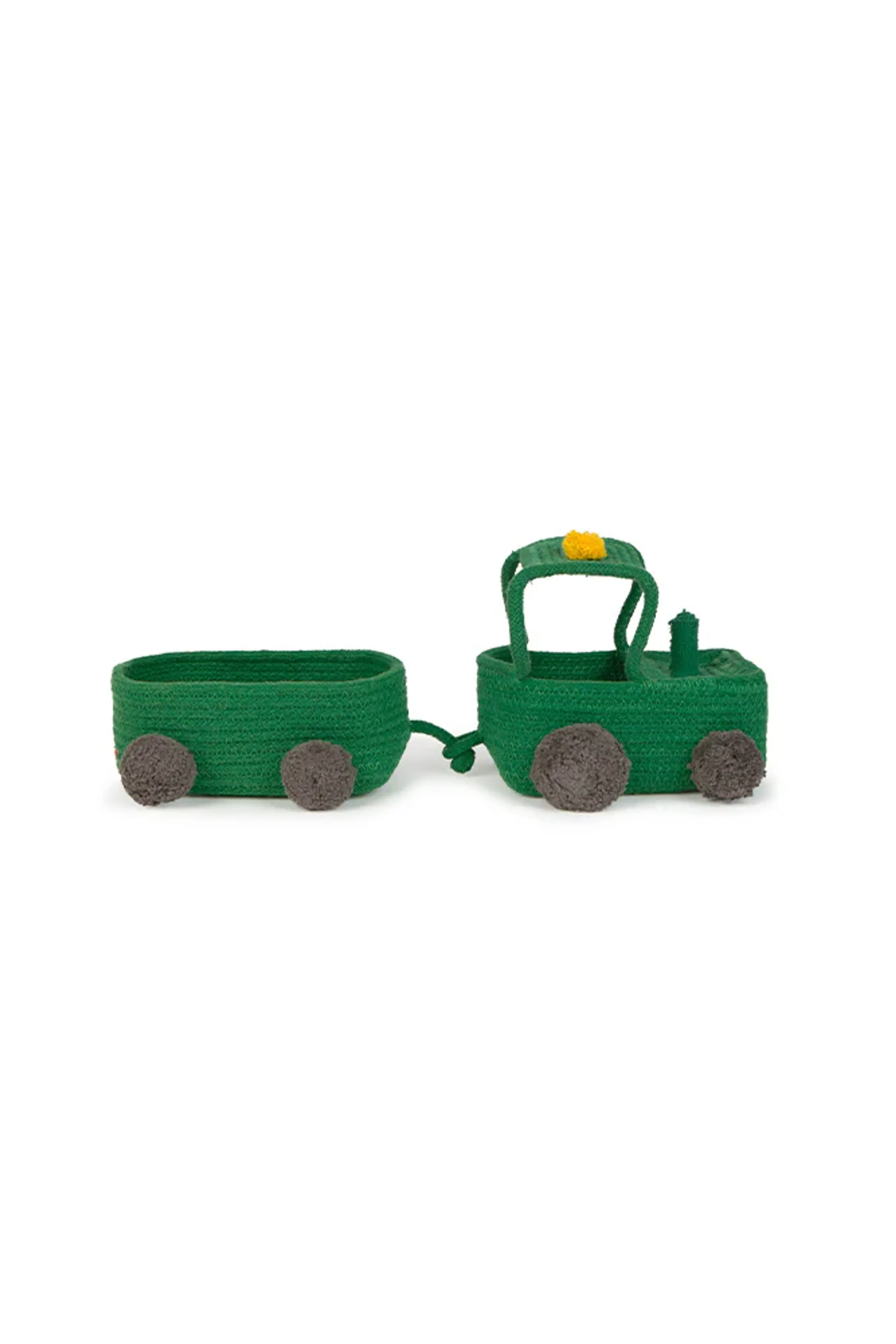 Lorena Canals - Jouets - Basket Tractor - Green