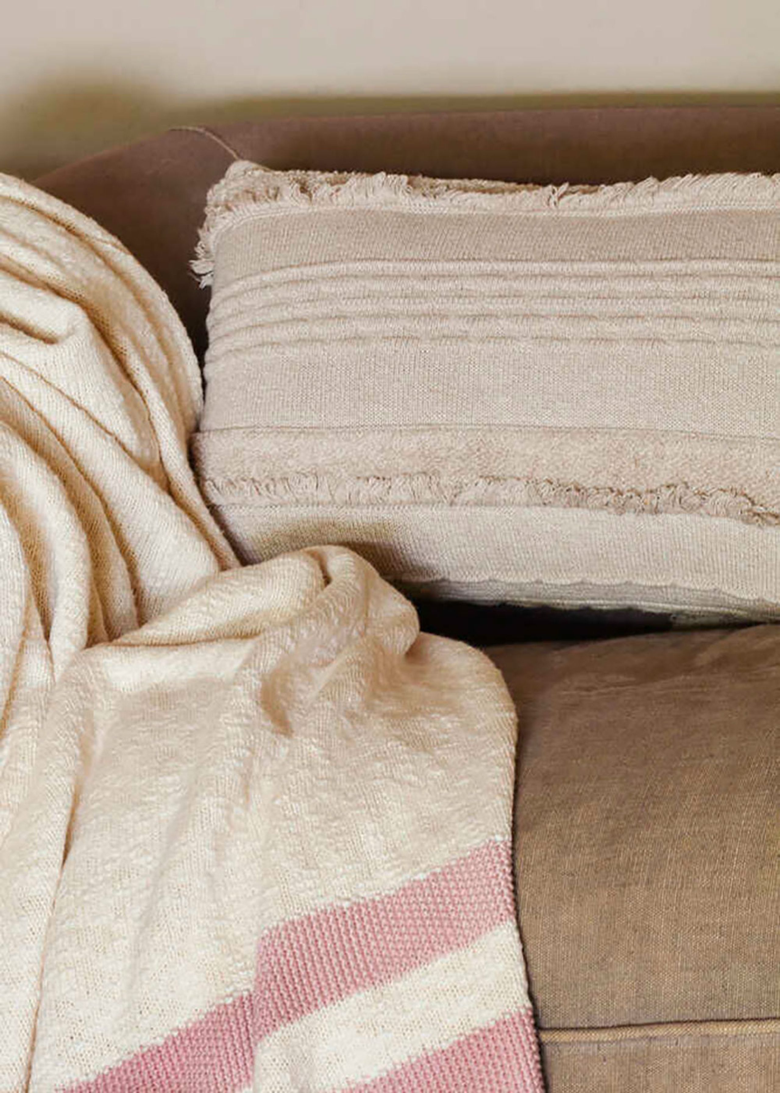 Lorena Canals - Pude - Knitted Cushion Air - White