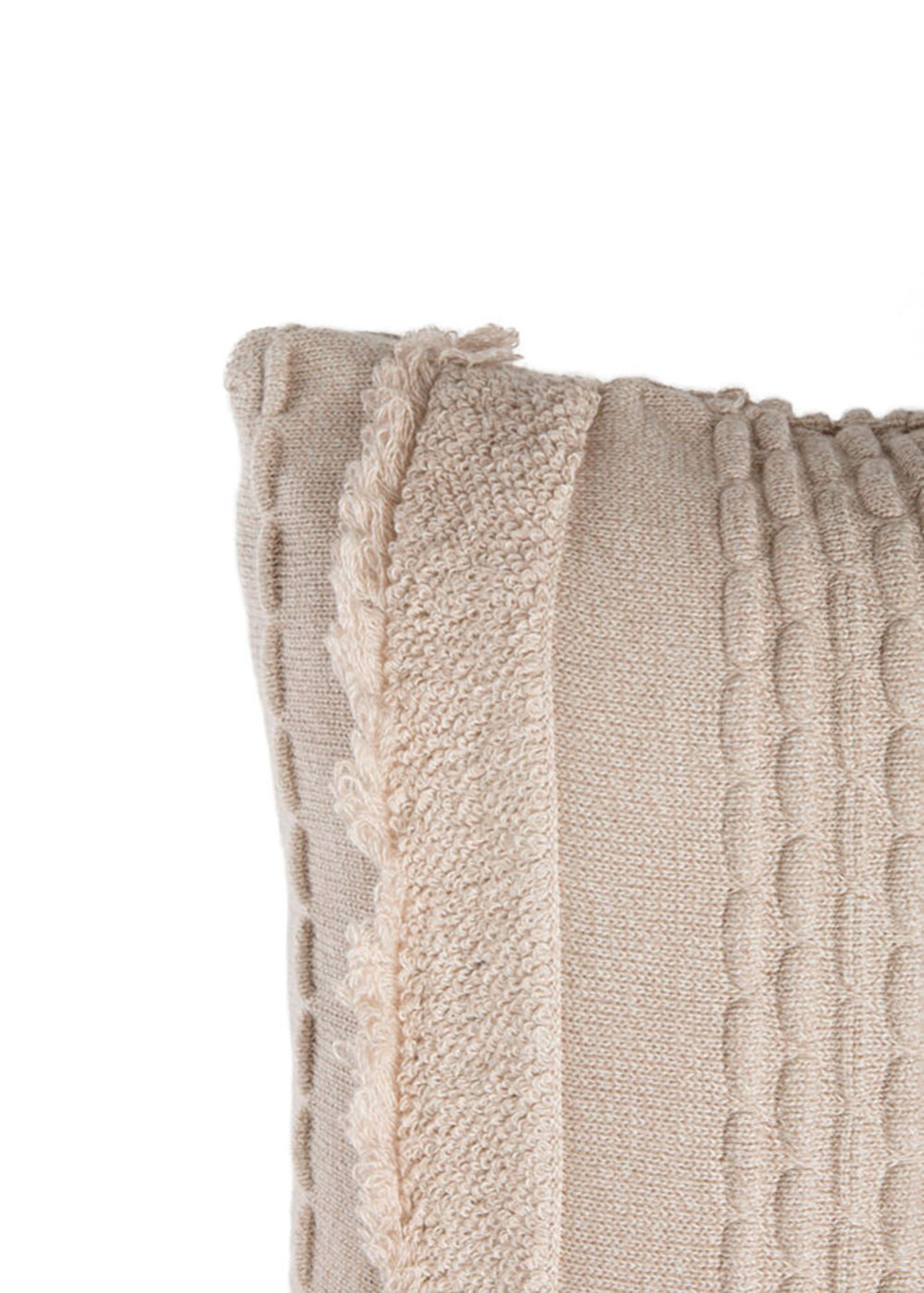 Lorena Canals - Pude - Knitted Cushion Air - White