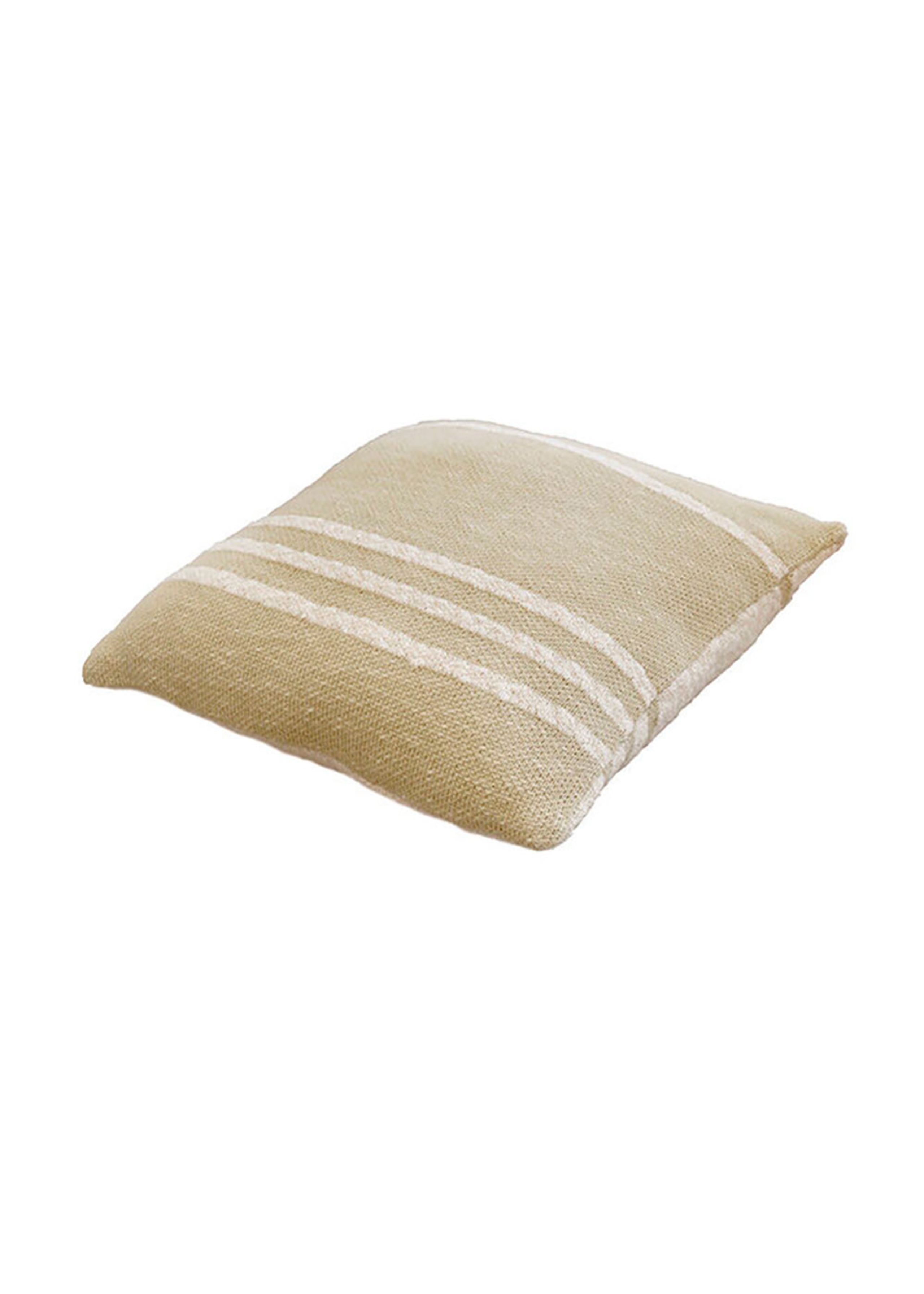 Lorena Canals - Pude - Knitted Cushion Duetto - Olive - Natural