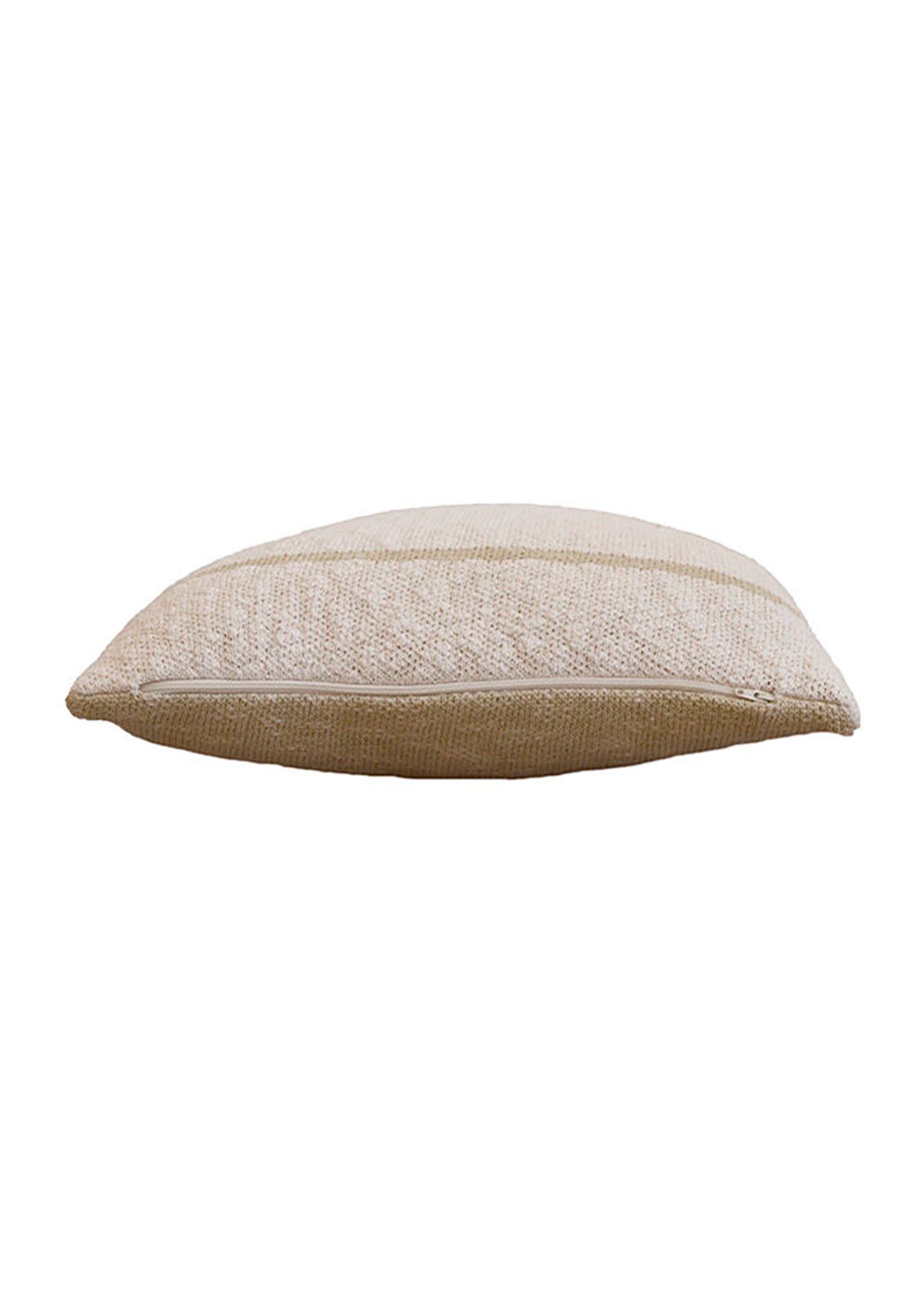 Lorena Canals - Pude - Knitted Cushion Duetto - Olive - Natural