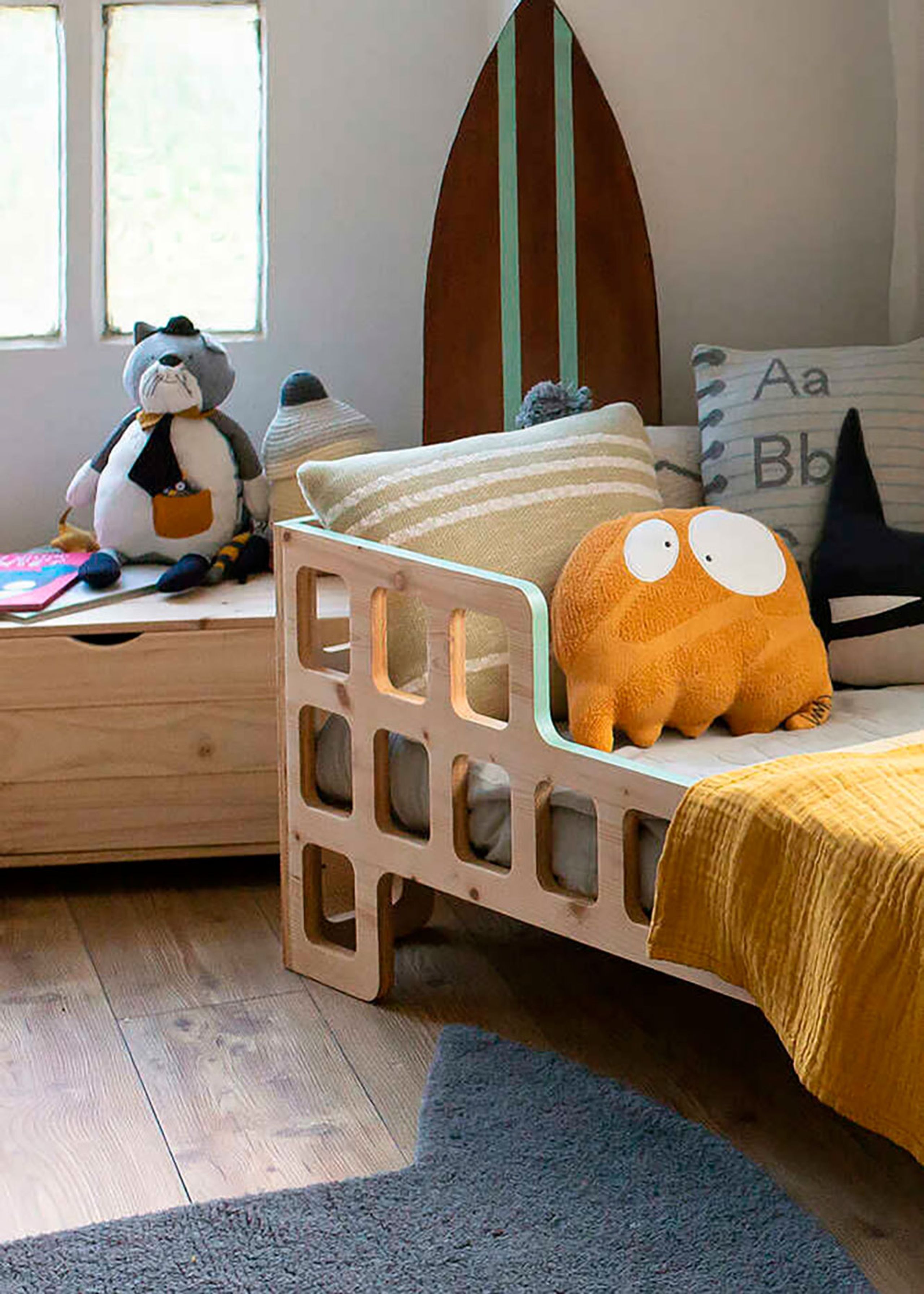 Lorena Canals - Pude - Knitted Cushion Duetto - Olive - Natural