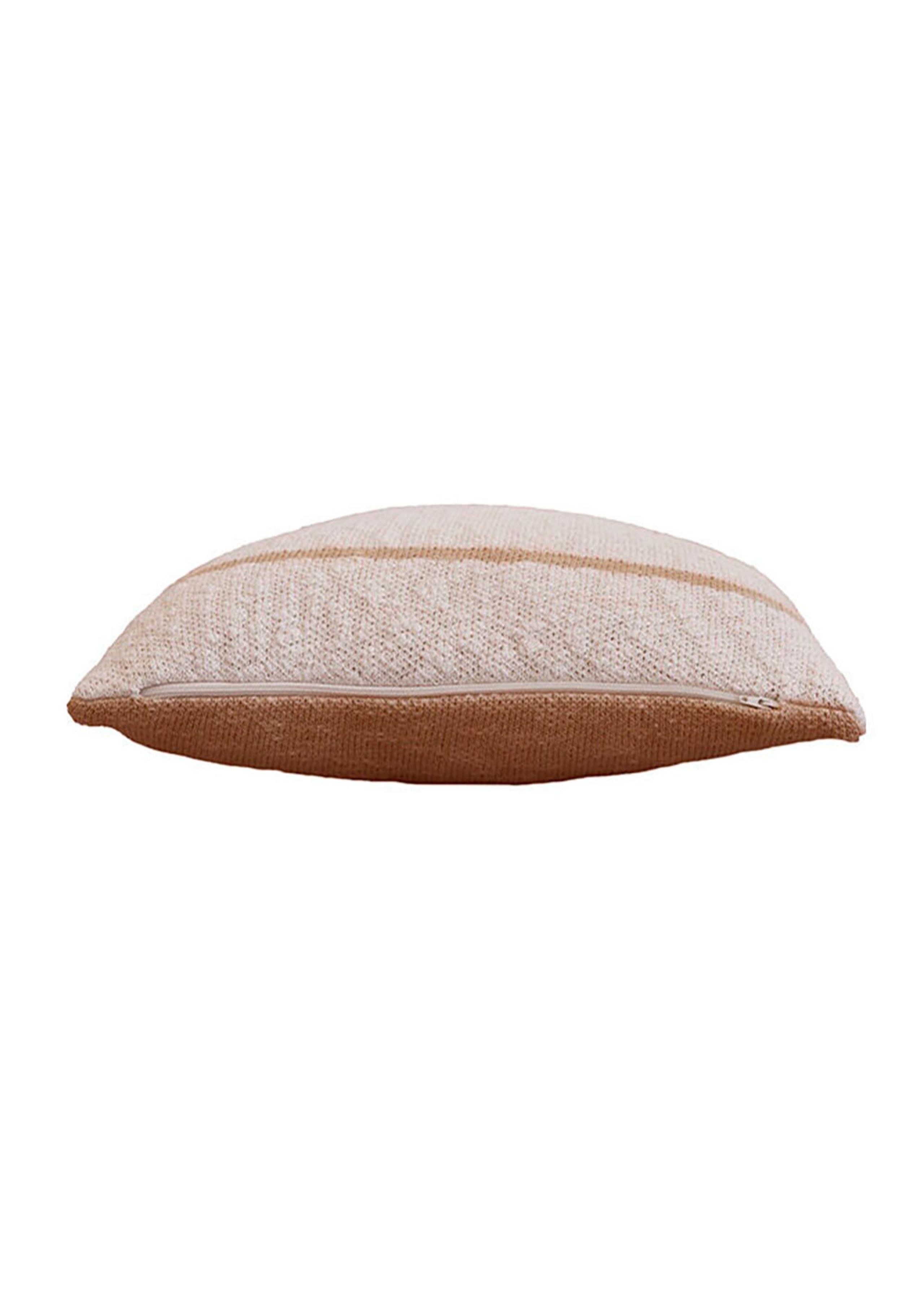 Lorena Canals - Pillow - Knitted Cushion Duetto - Powder - Natural