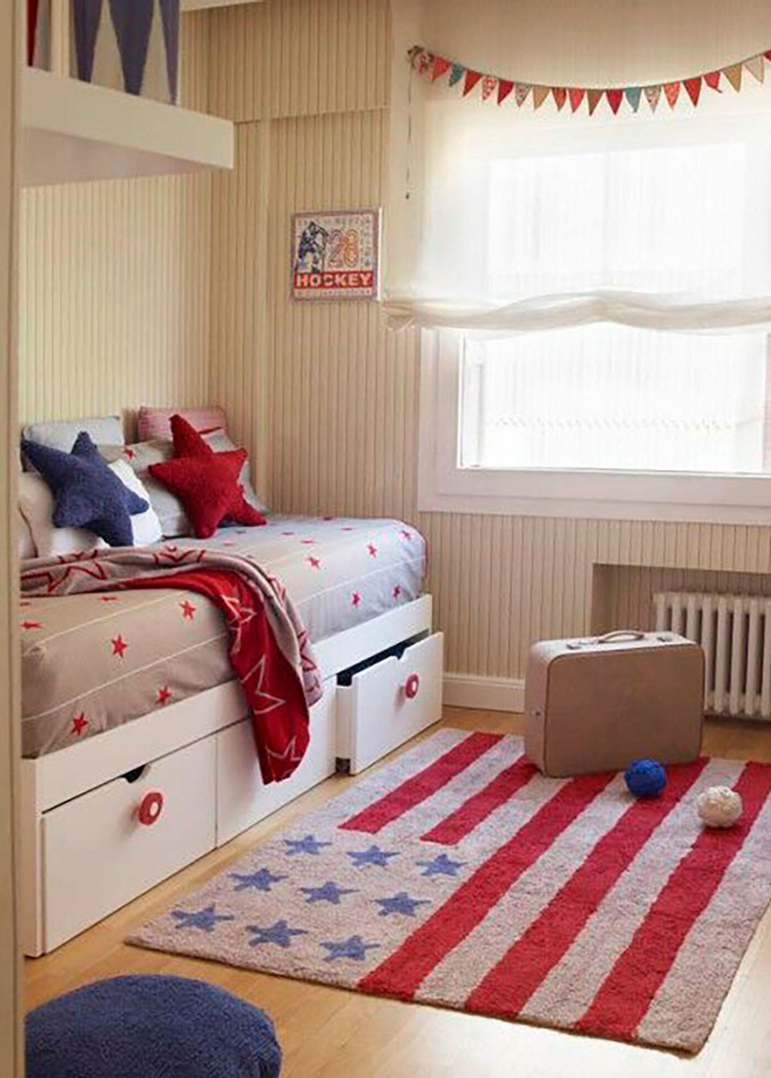 Lorena Canals - Pude - Washable Cushion Big Dot - Blue