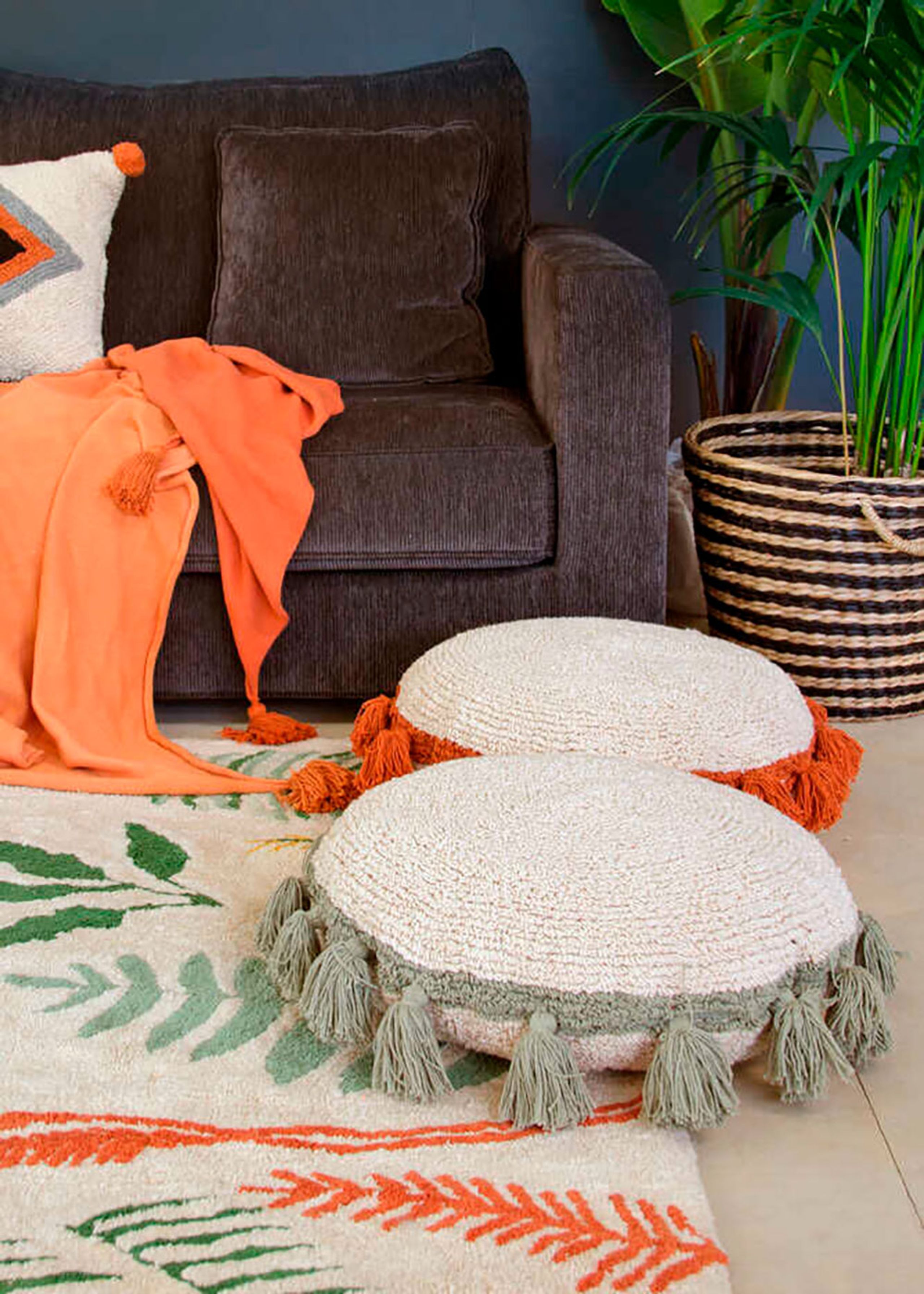 Lorena Canals - Kissen - Washable Cushion Circle - Green