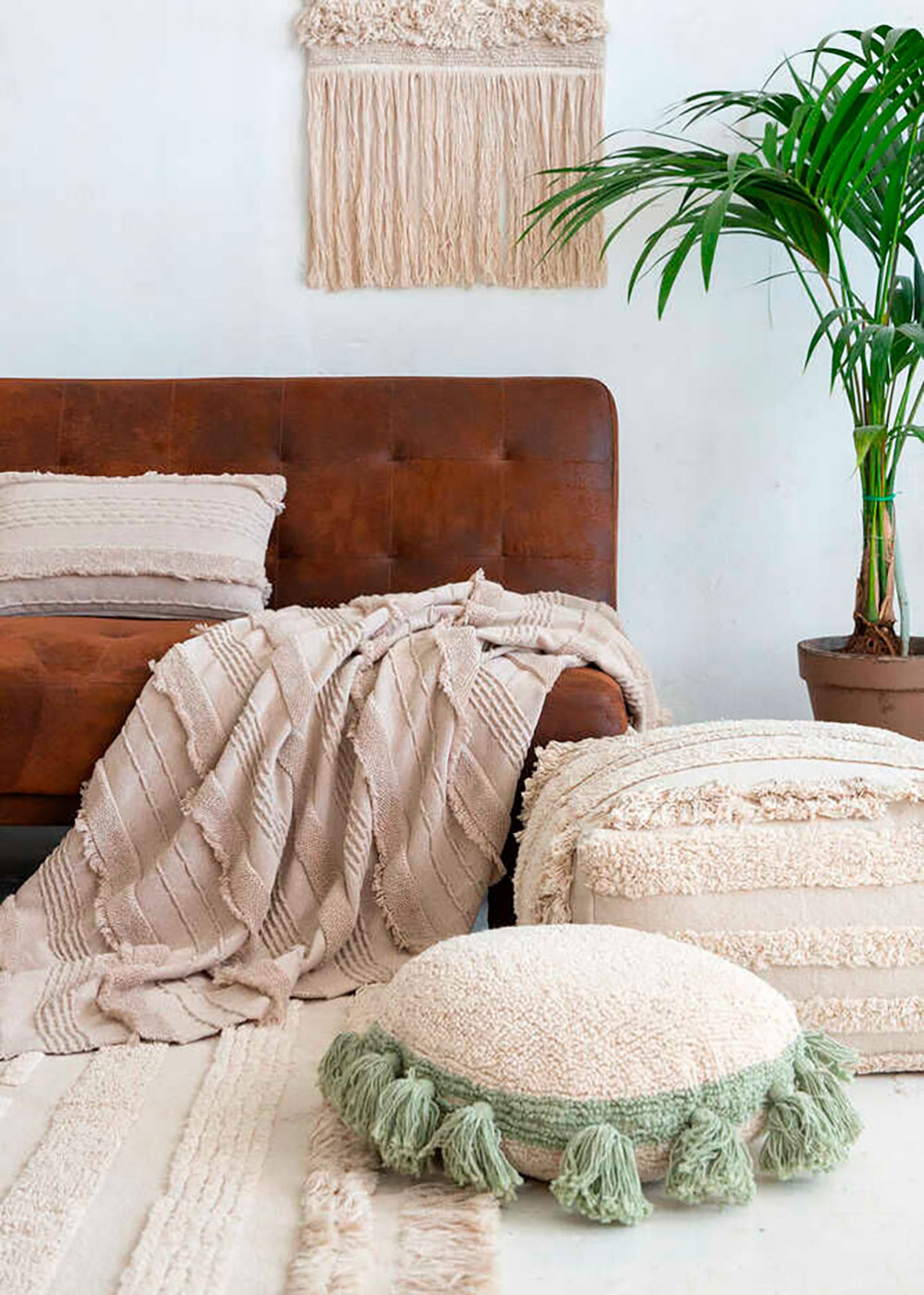 Lorena Canals - Kissen - Washable Cushion Circle - Green