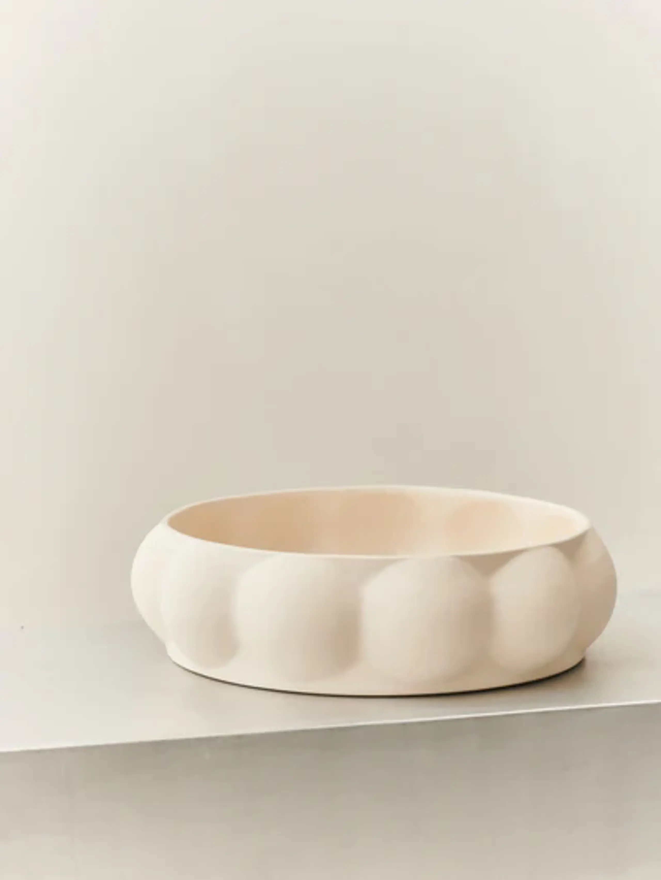 Louise Roe - Bakke - Balloon Tray 07 - Raw White