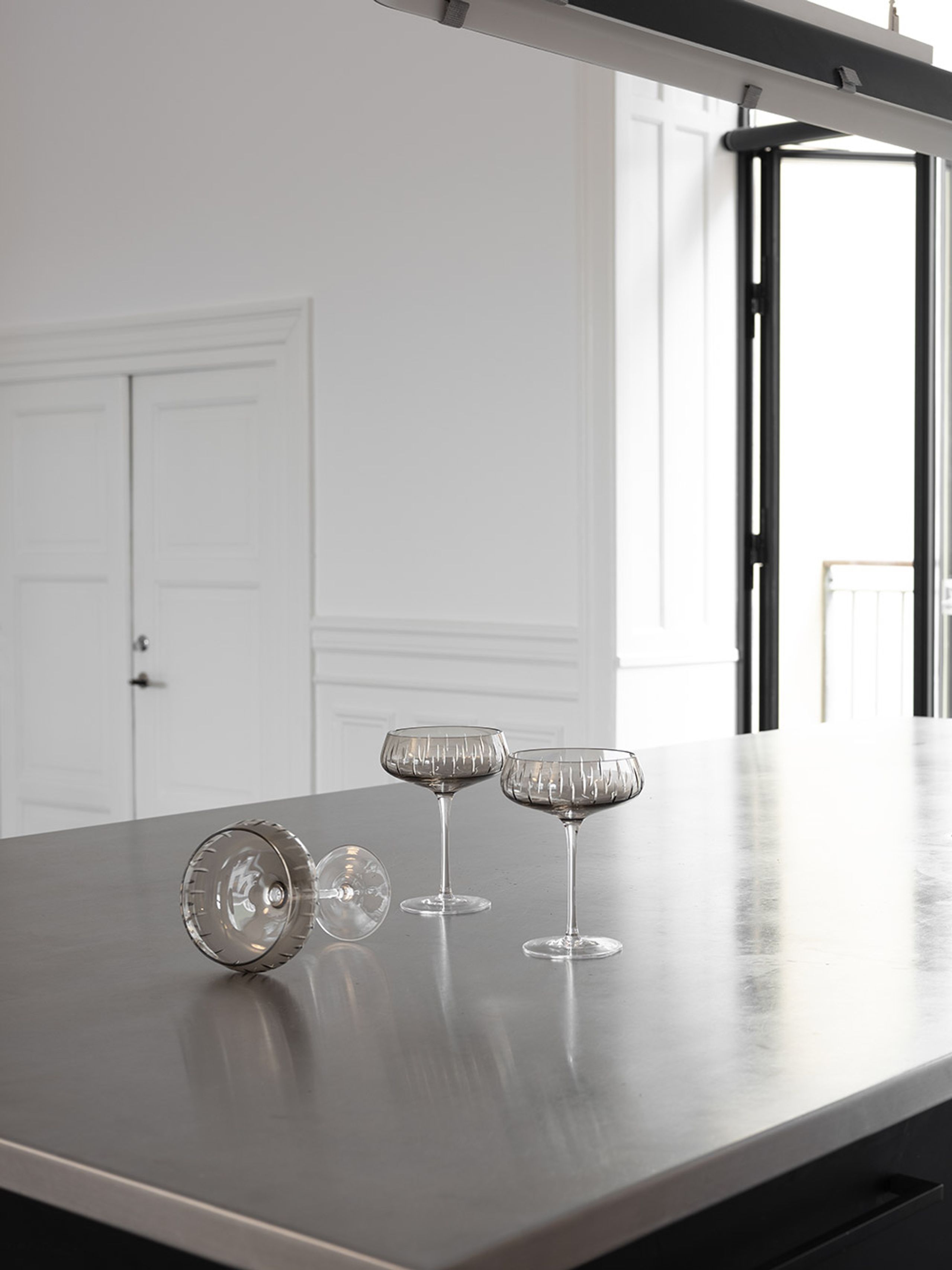 Louise Roe - Vetro - Champagne Coupe | Single Cut - Rose