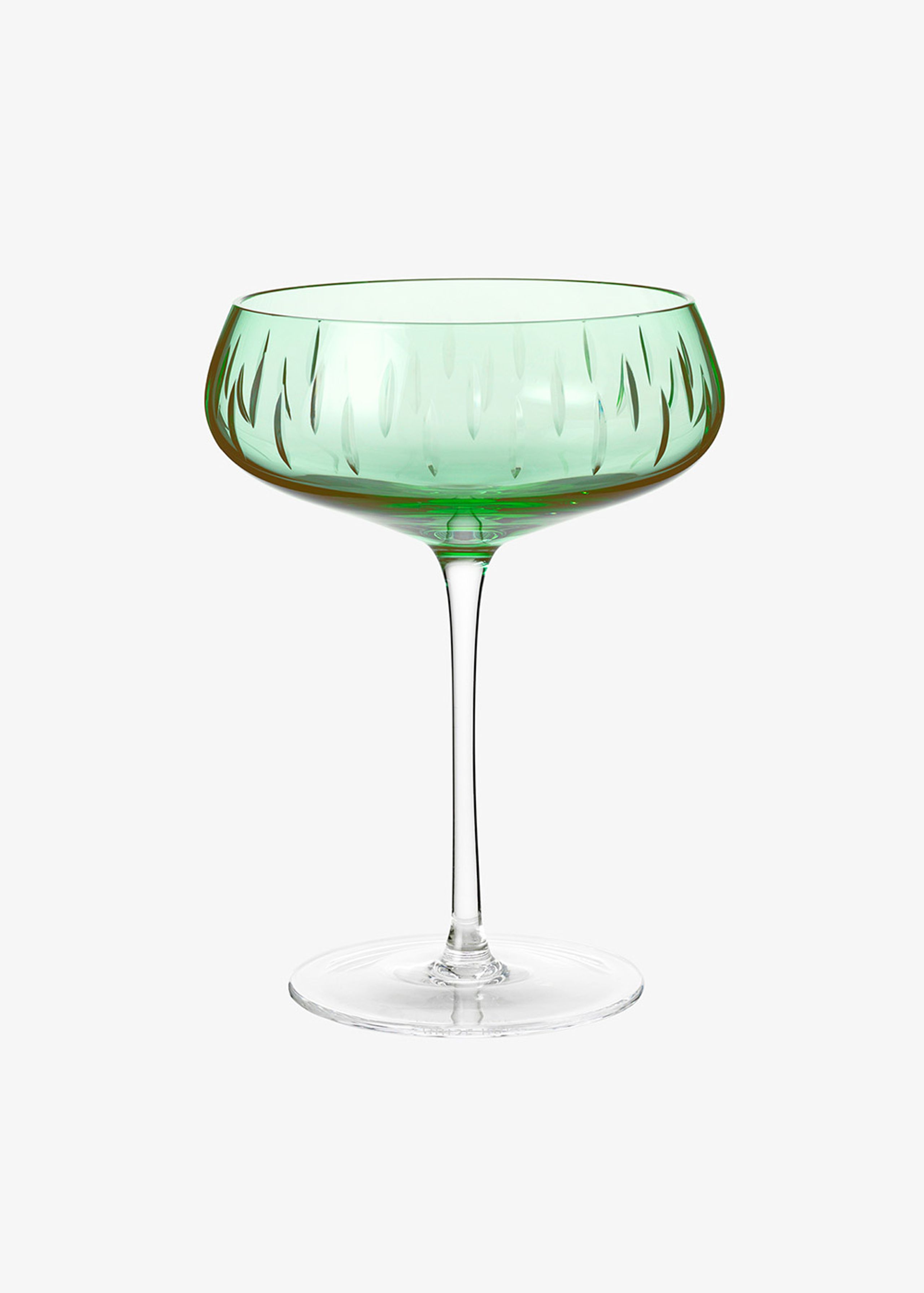 Louise Roe - Sklenice na šampaňské - Champagne Coupe - Green