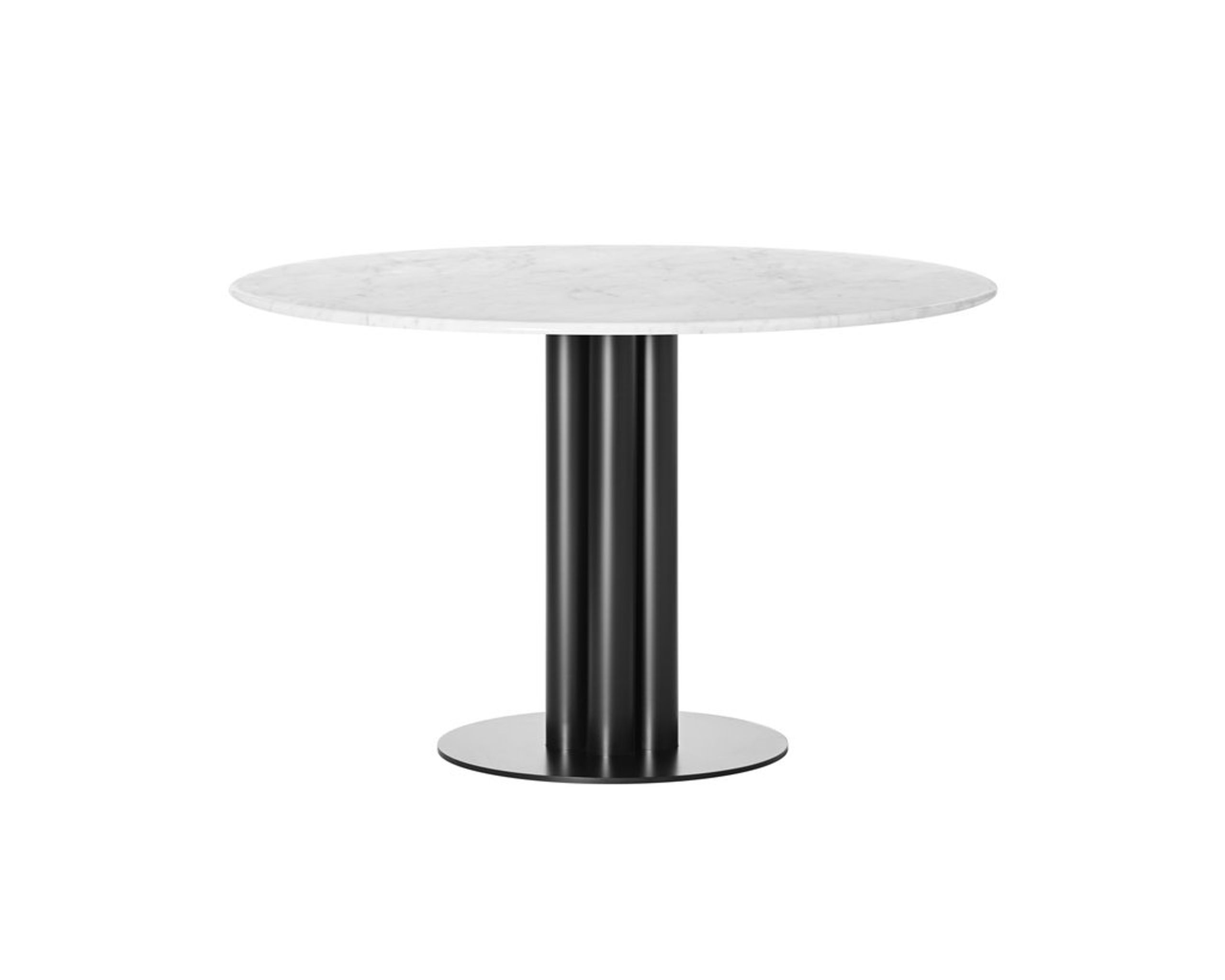 Louise Roe - Spisebord - Roundabout table 1 - White Marble With Black Base