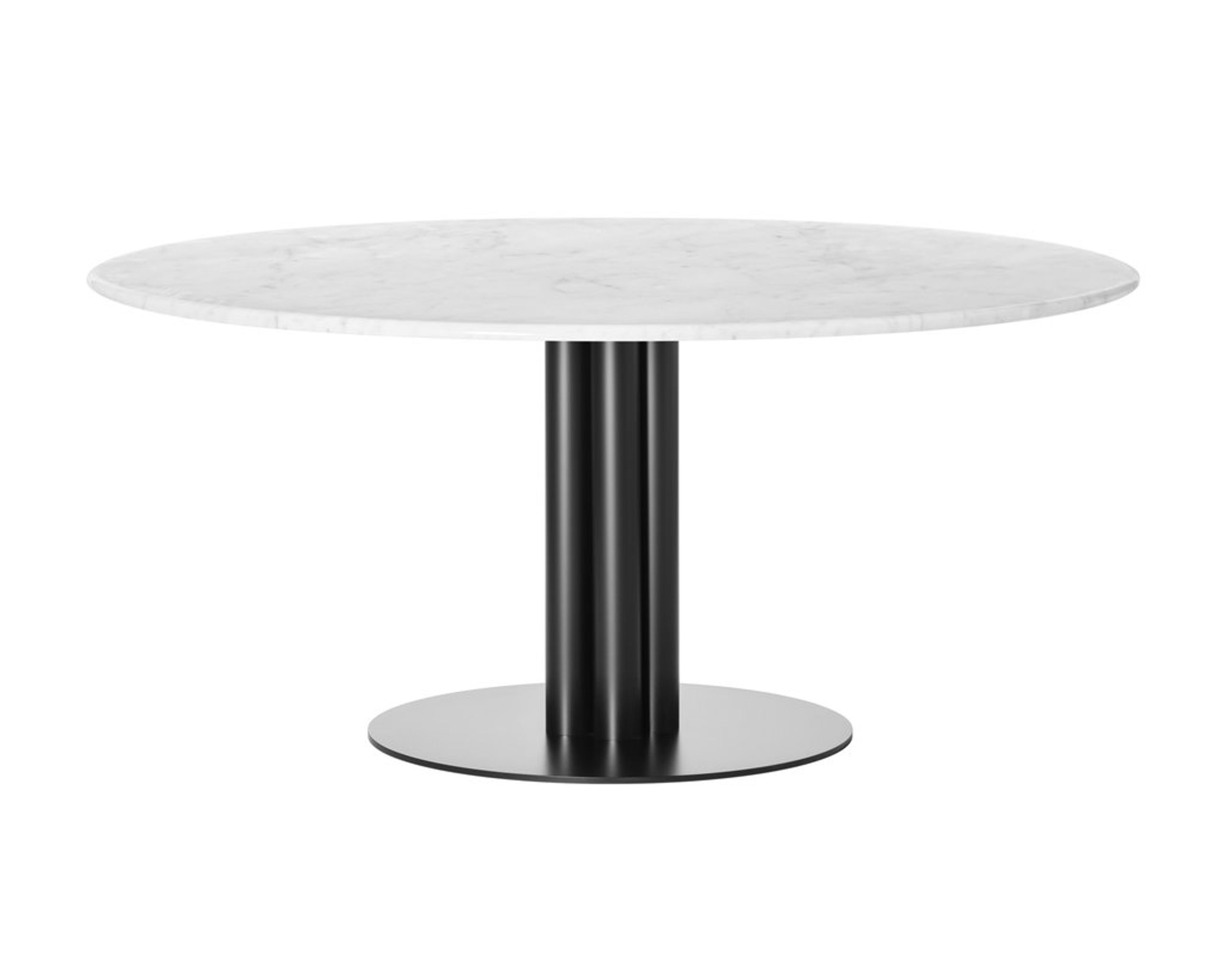 Louise Roe - Spisebord - Roundabout table 1 - White Marble With Black Base