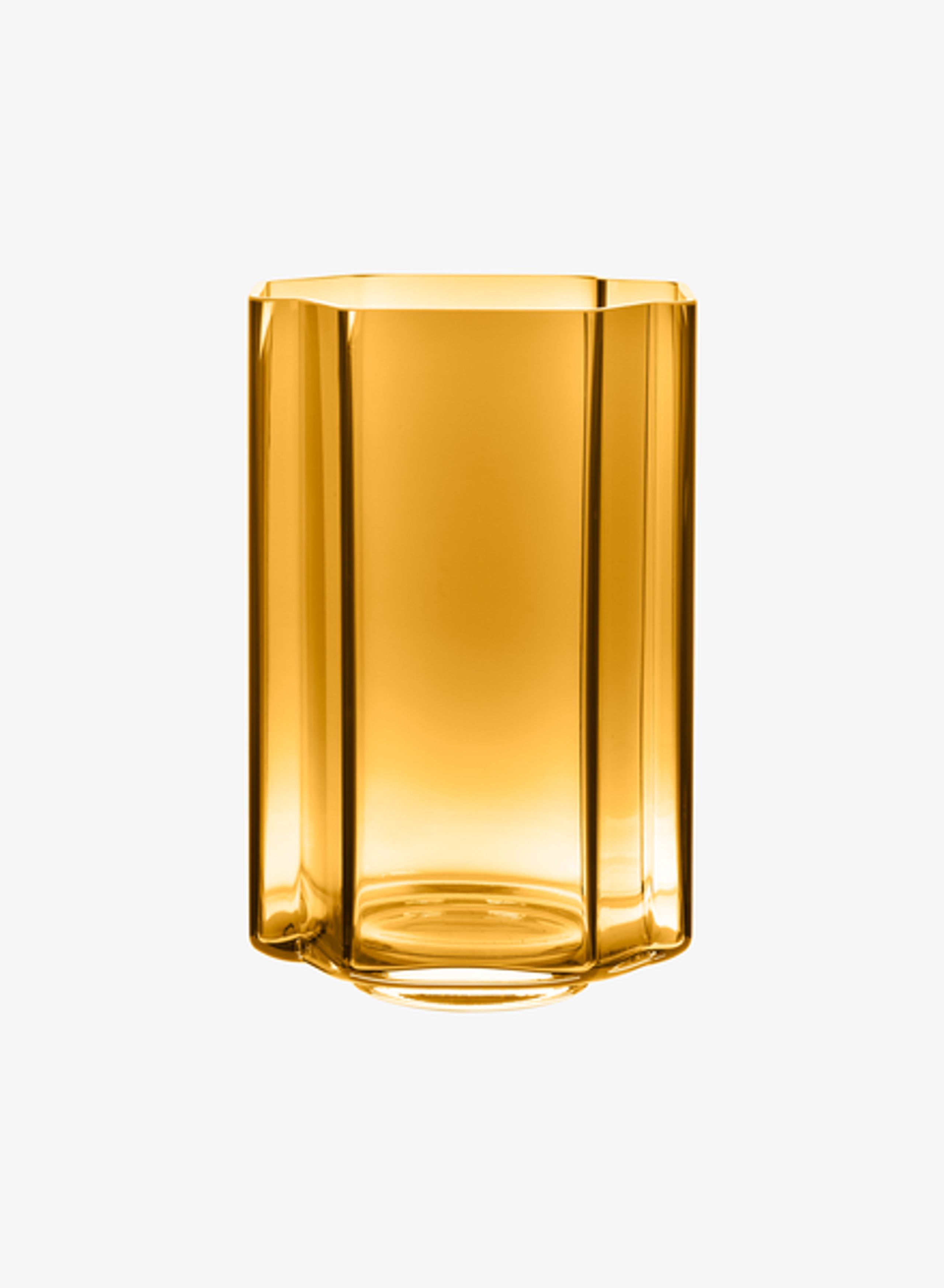 Louise Roe - Vase - Funki Vase - Funki Vase Asymmetric Amber